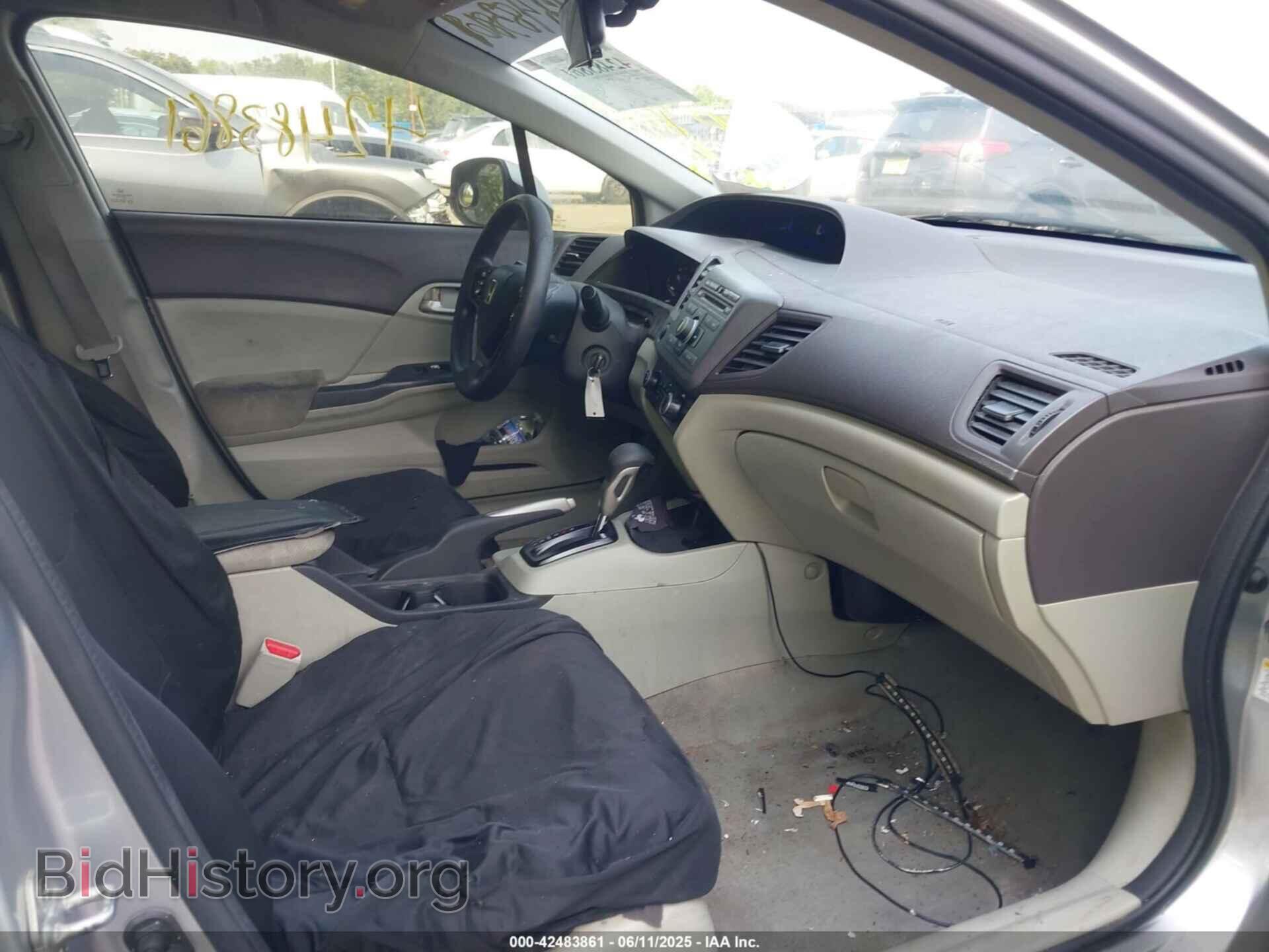 2012 HONDA CIVIC - VIN: 19XFB2F58CE354900 - Фото 5