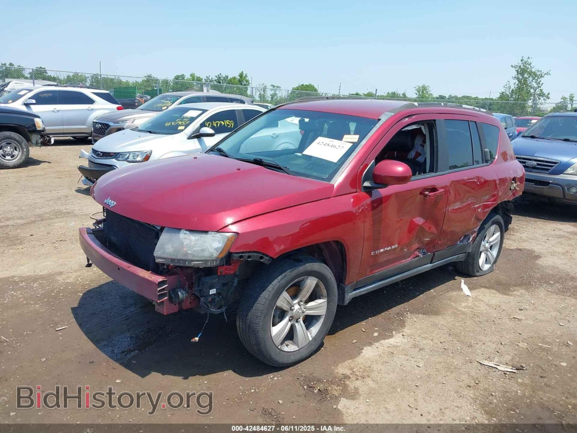 2016 JEEP COMPASS - VIN: 1C4NJDEB2GD588040 - Фото 2
