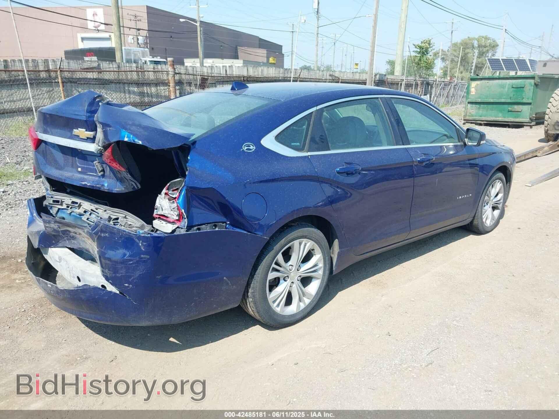 2014 CHEVROLET IMPALA - VIN: 1G1125S33EU138384 - Фото 4