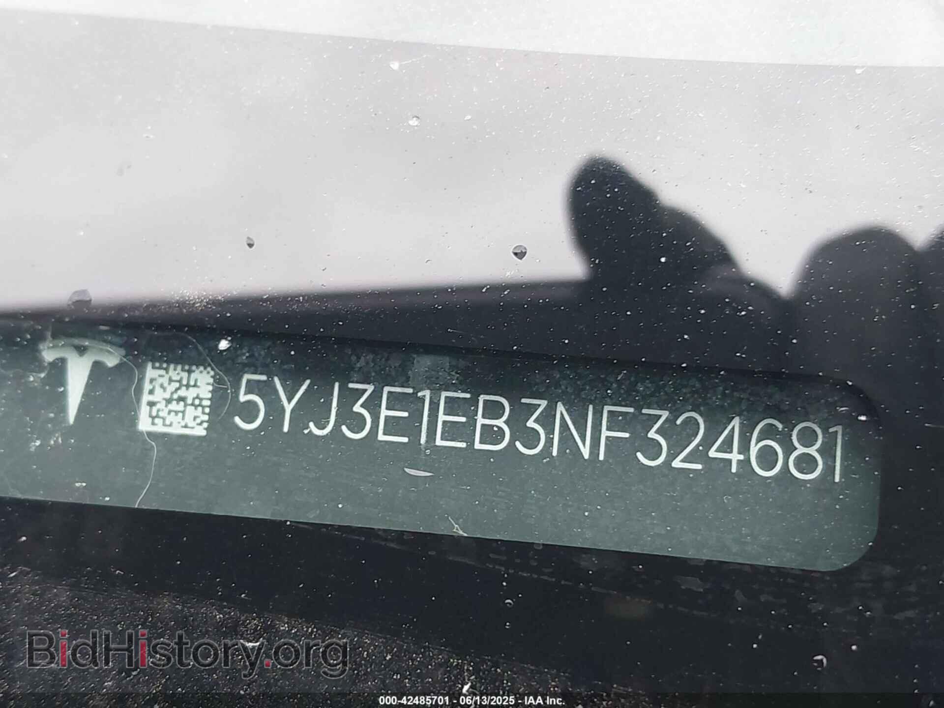 2022 TESLA MODEL 3 - VIN: 5YJ3E1EB3NF324681 - Фото 9