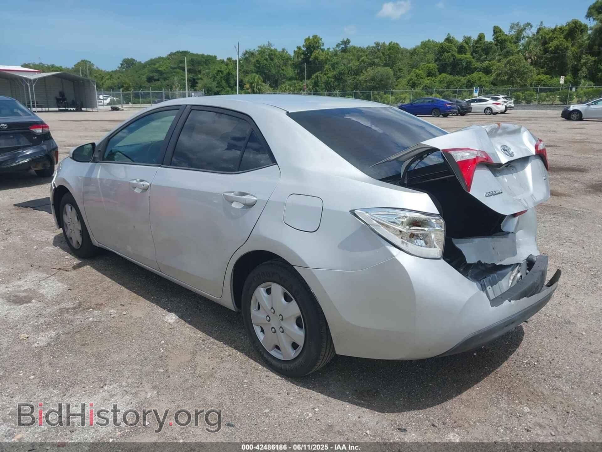 2015 TOYOTA COROLLA - VIN: 2T1BURHEXFC242245 - Фото 3