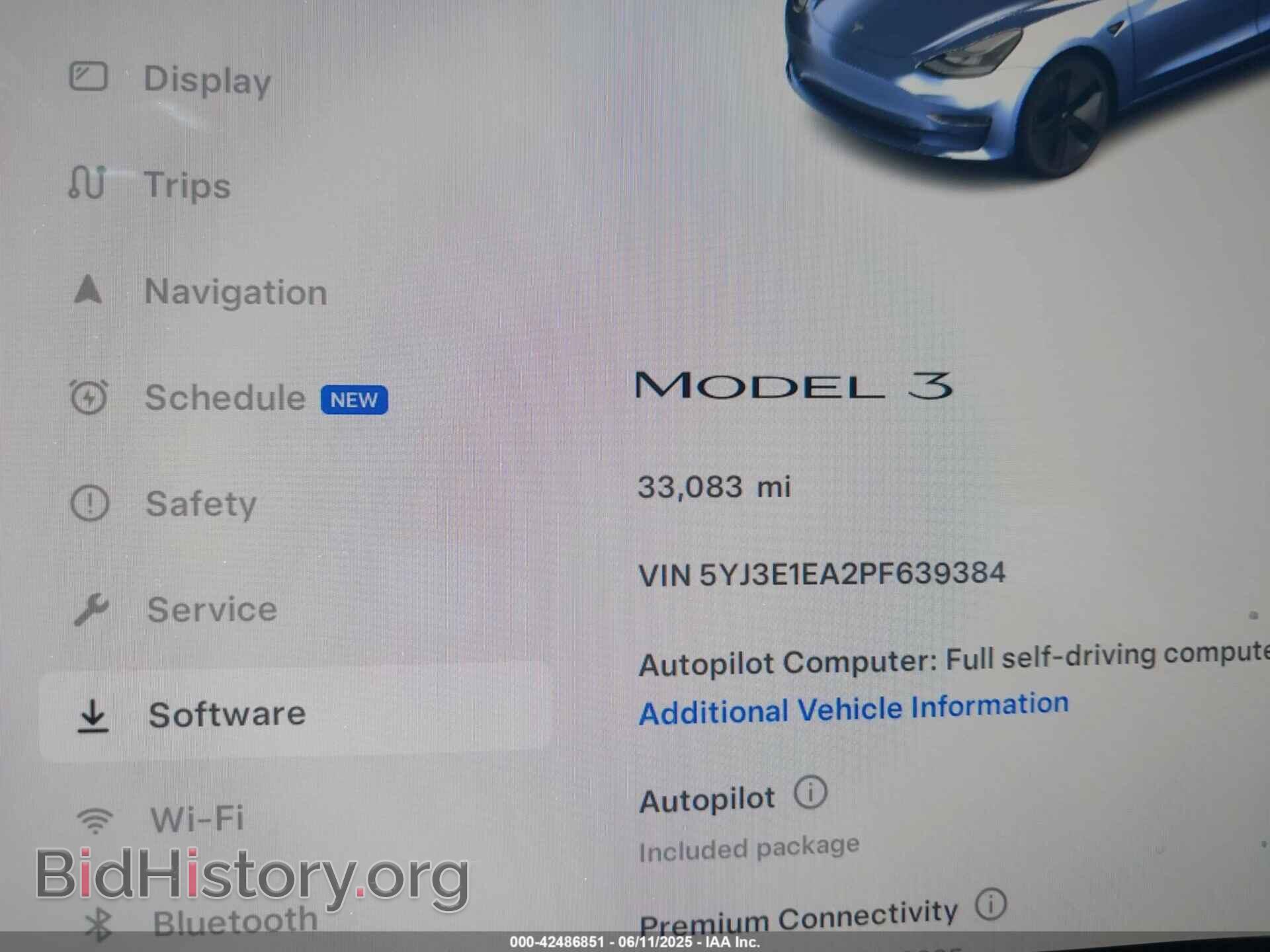 2023 TESLA MODEL 3 - VIN: 5YJ3E1EA2PF639384 - Фото 7