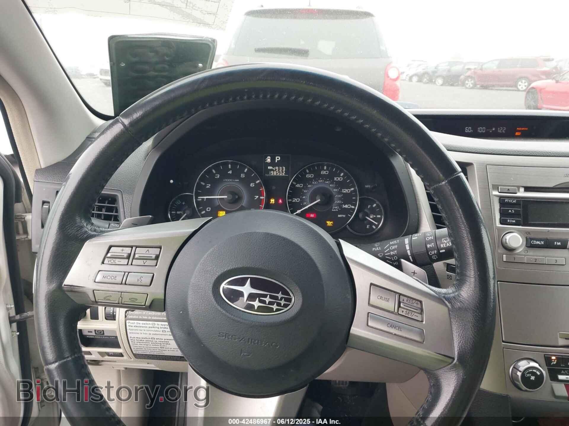 2010 SUBARU OUTBACK - VIN: 4S4BRBFC5A3344723 - Фото 7