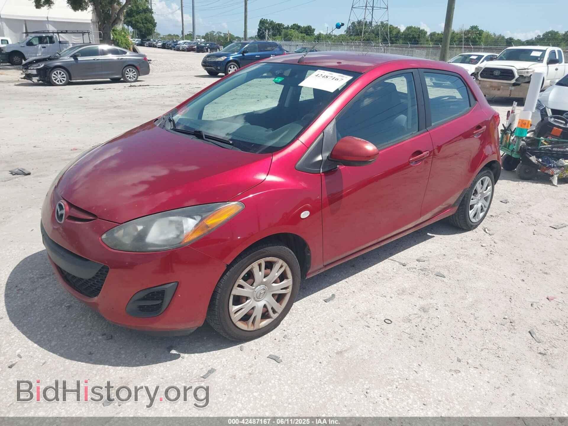 2014 MAZDA MAZDA2 - VIN: JM1DE1KY0E0187730 - Фото 2