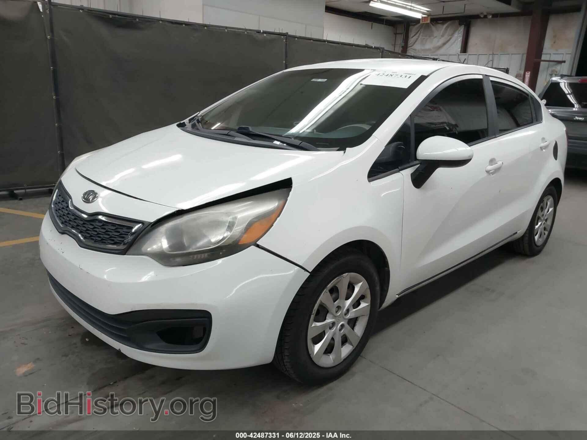 2013 KIA RIO - VIN: KNADM4A39D6132132 - Фото 2