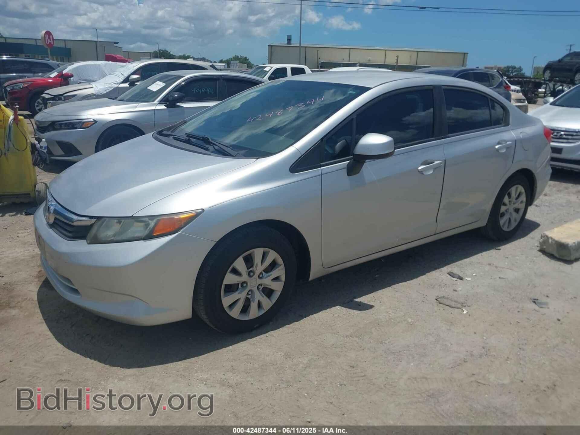 2012 HONDA CIVIC - VIN: 19XFB2F57CE017652 - Фото 2