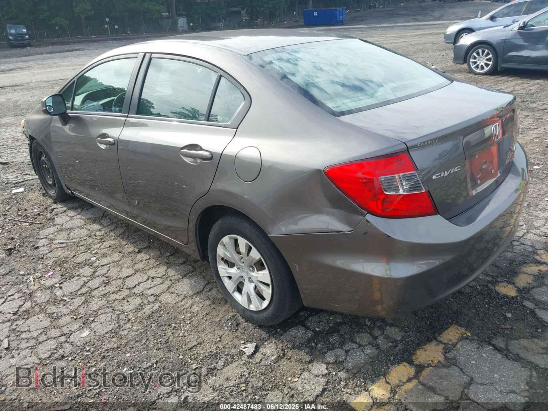 2012 HONDA CIVIC - VIN: 19XFB2F55CE383433 - Фото 3