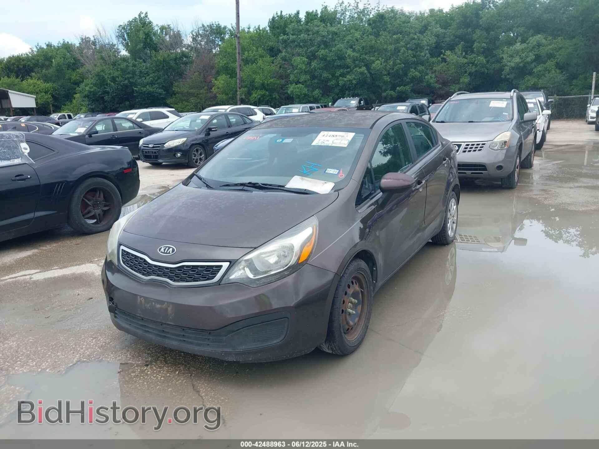 2013 KIA RIO - VIN: KNADN4A33D6125111 - Фото 2