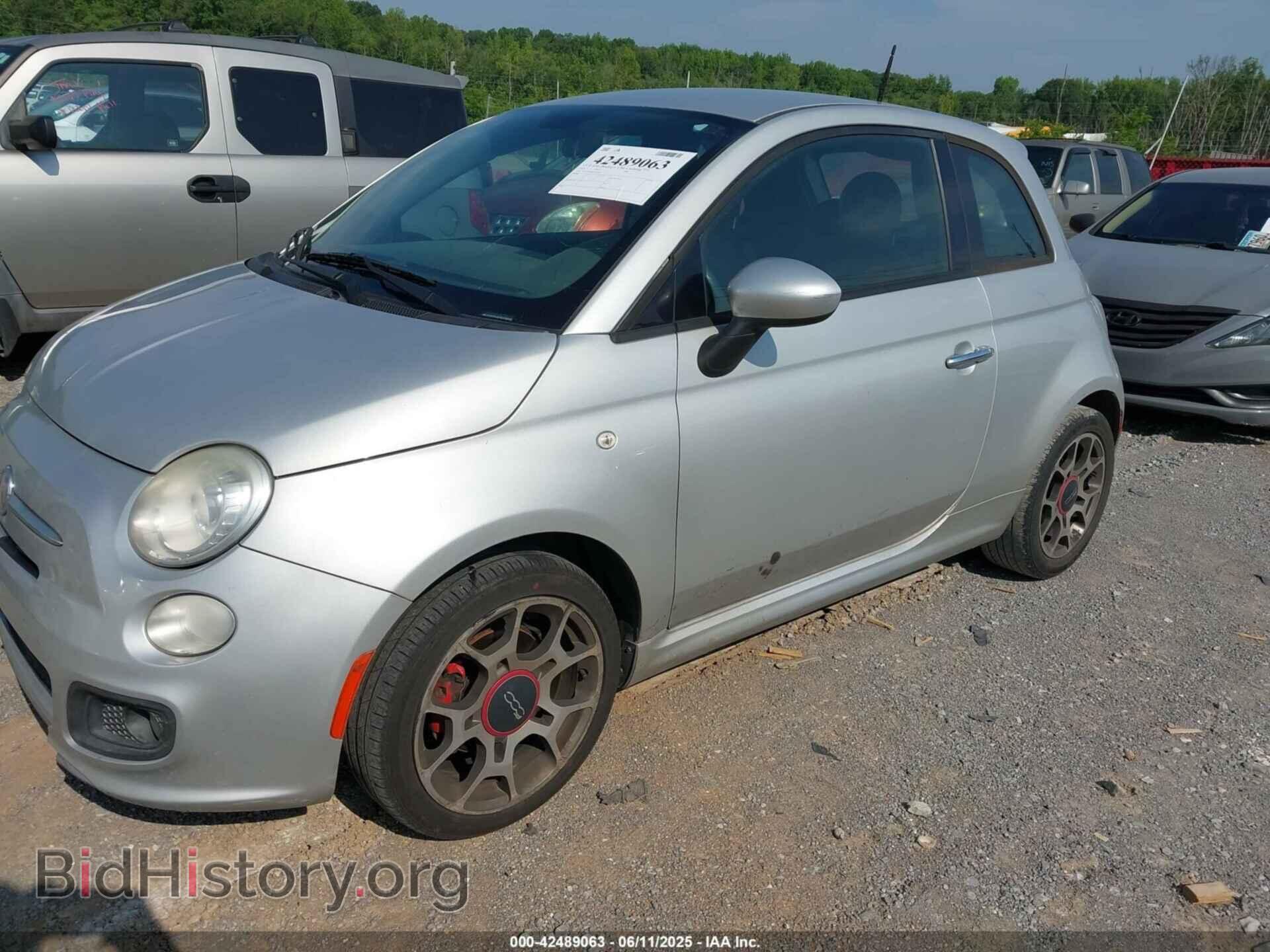 2014 FIAT 500 - VIN: 3C3CFFBR0ET292144 - Фото 2