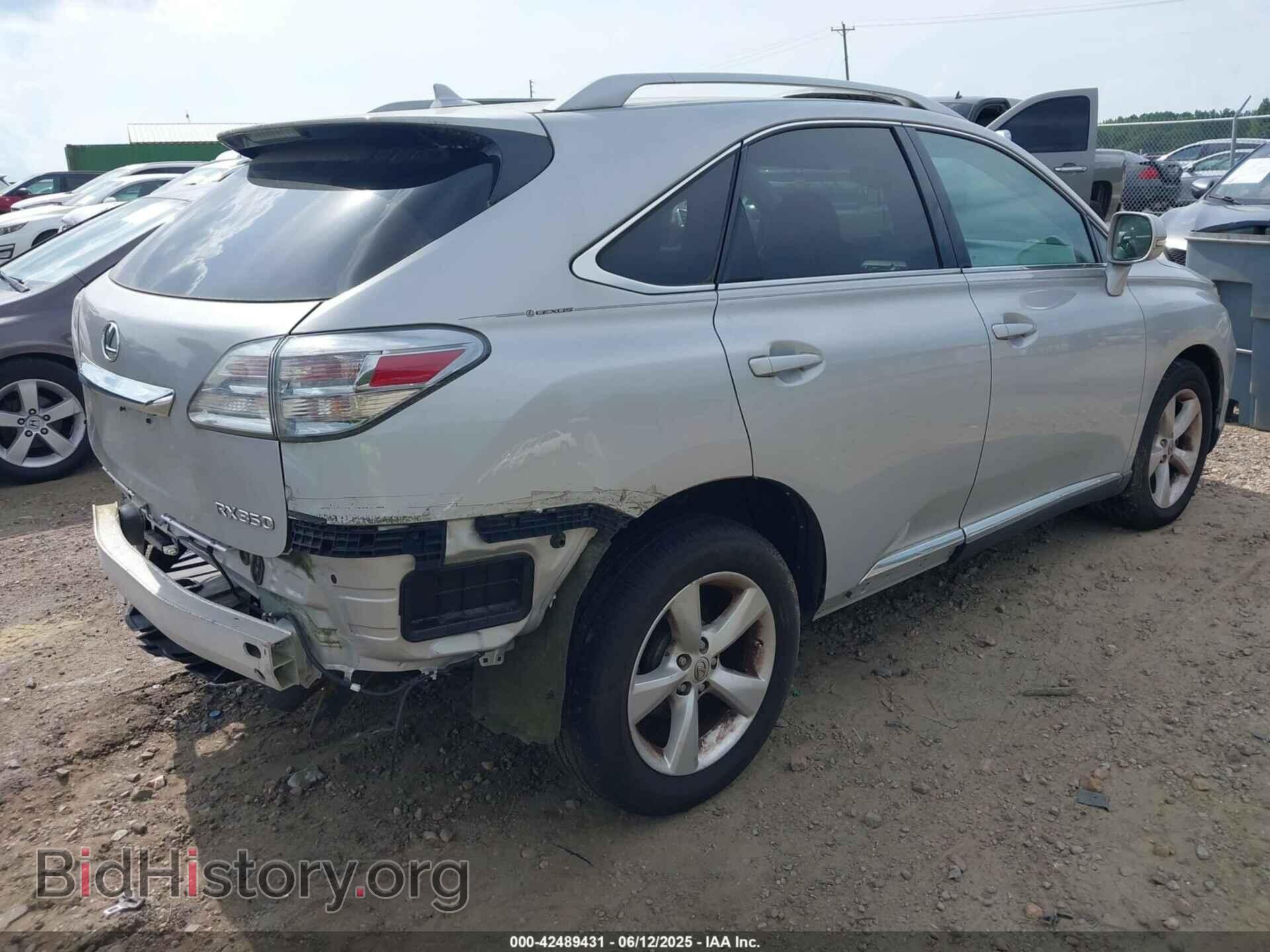 2011 LEXUS RX 350 - VIN: 2T2BK1BA0BC091953 - Фото 4