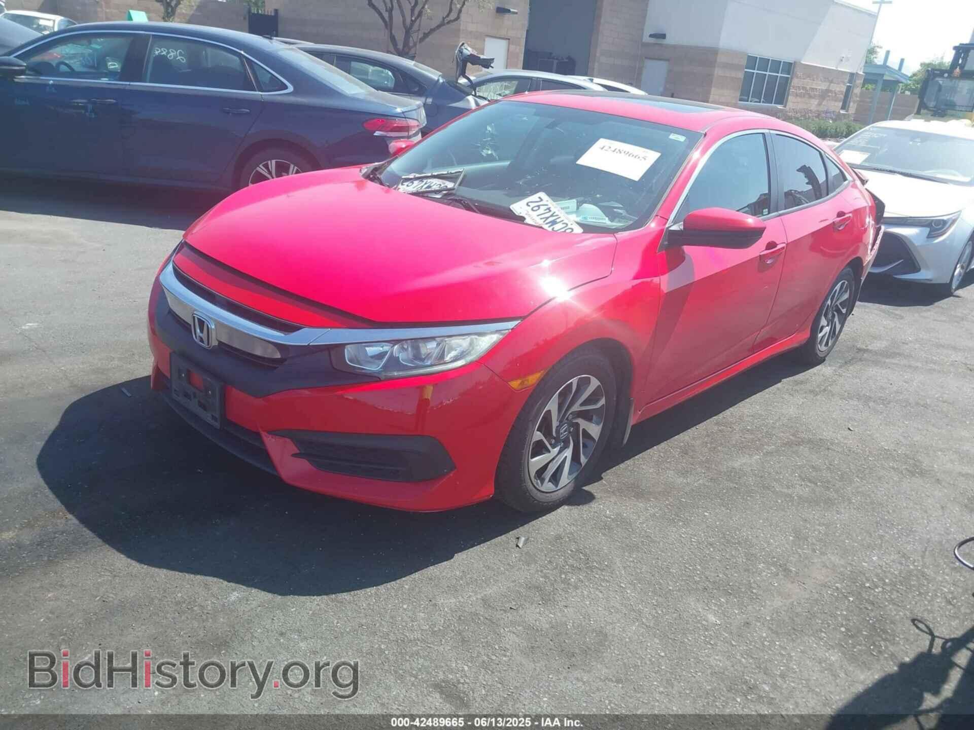2016 HONDA CIVIC - VIN: 2HGFC2F77GH575706 - Фото 2
