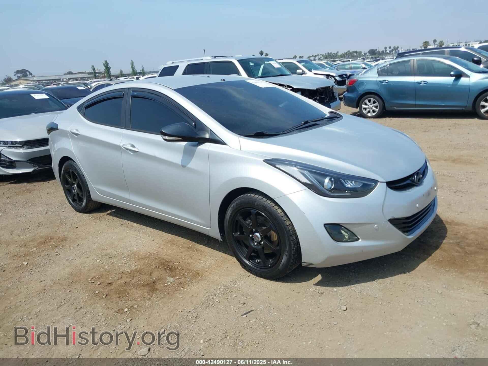 Photo KMHDH4AE6CU341309 - HYUNDAI ELANTRA 2012