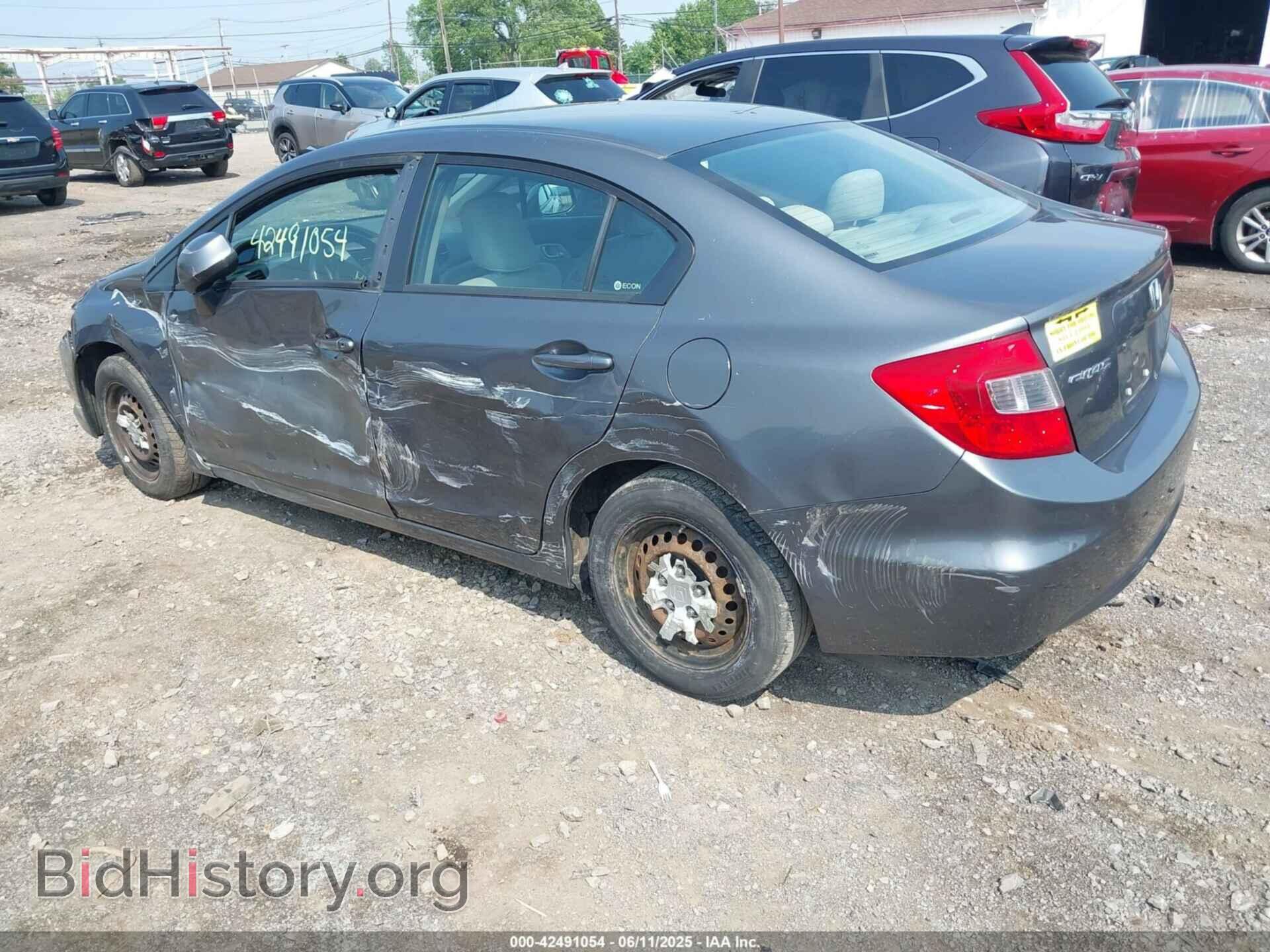 2012 HONDA CIVIC - VIN: 2HGFB2F52CH321333 - Фото 3
