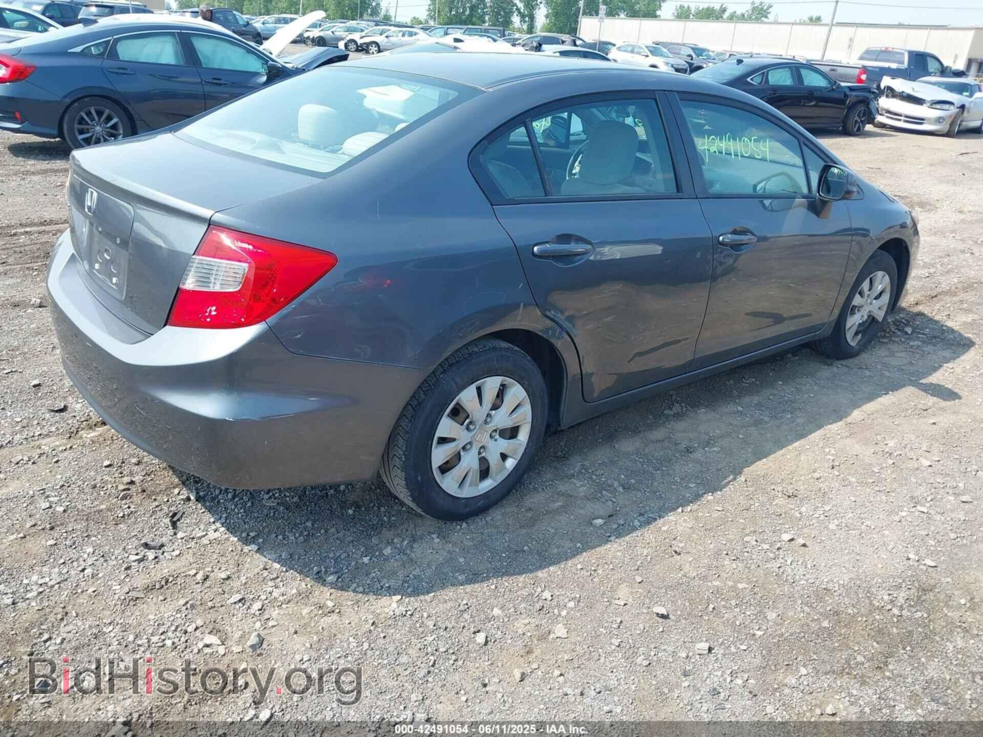 2012 HONDA CIVIC - VIN: 2HGFB2F52CH321333 - Фото 4