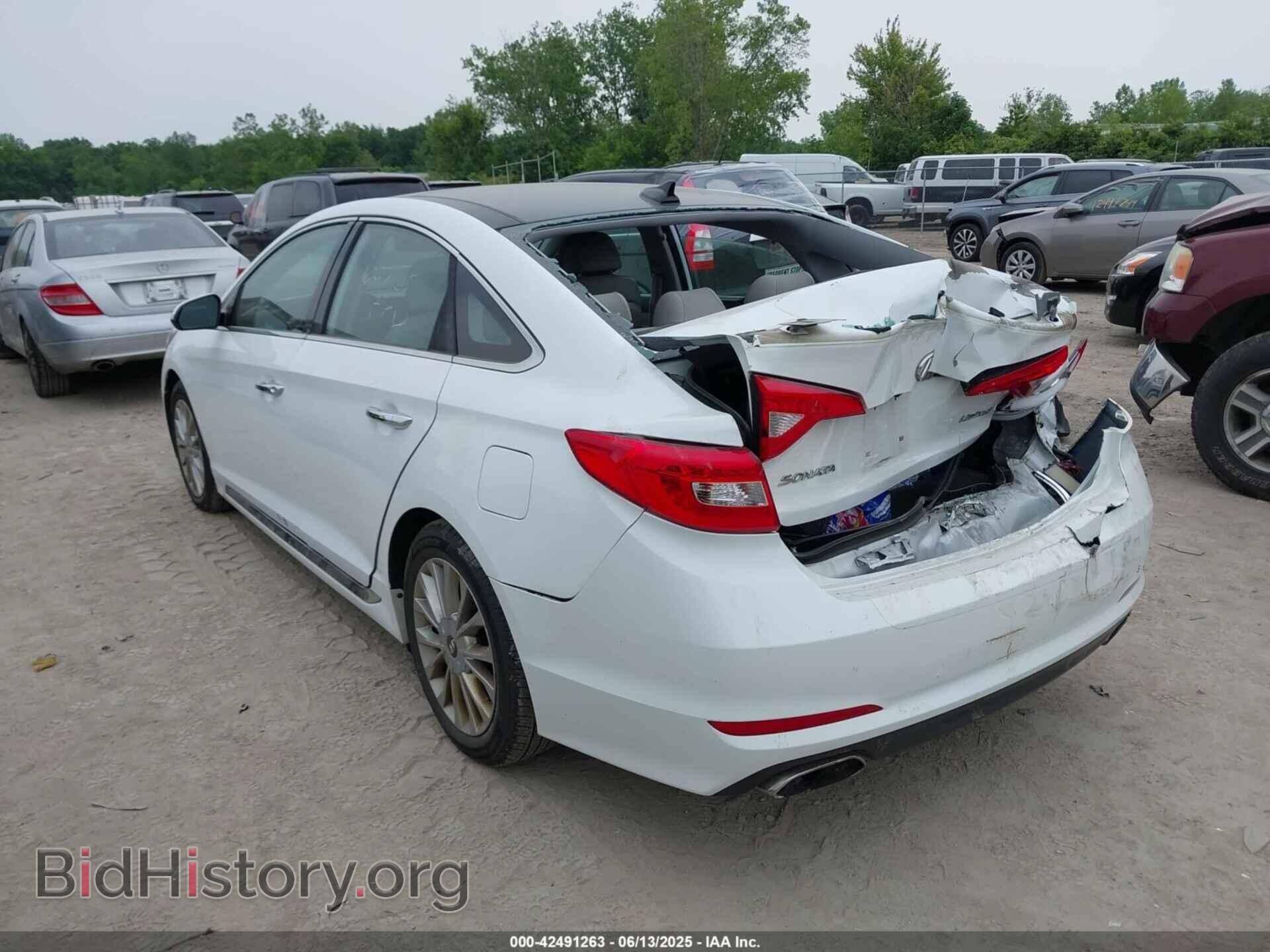 2015 HYUNDAI SONATA - VIN: 5NPE34AF5FH105281 - Фото 3