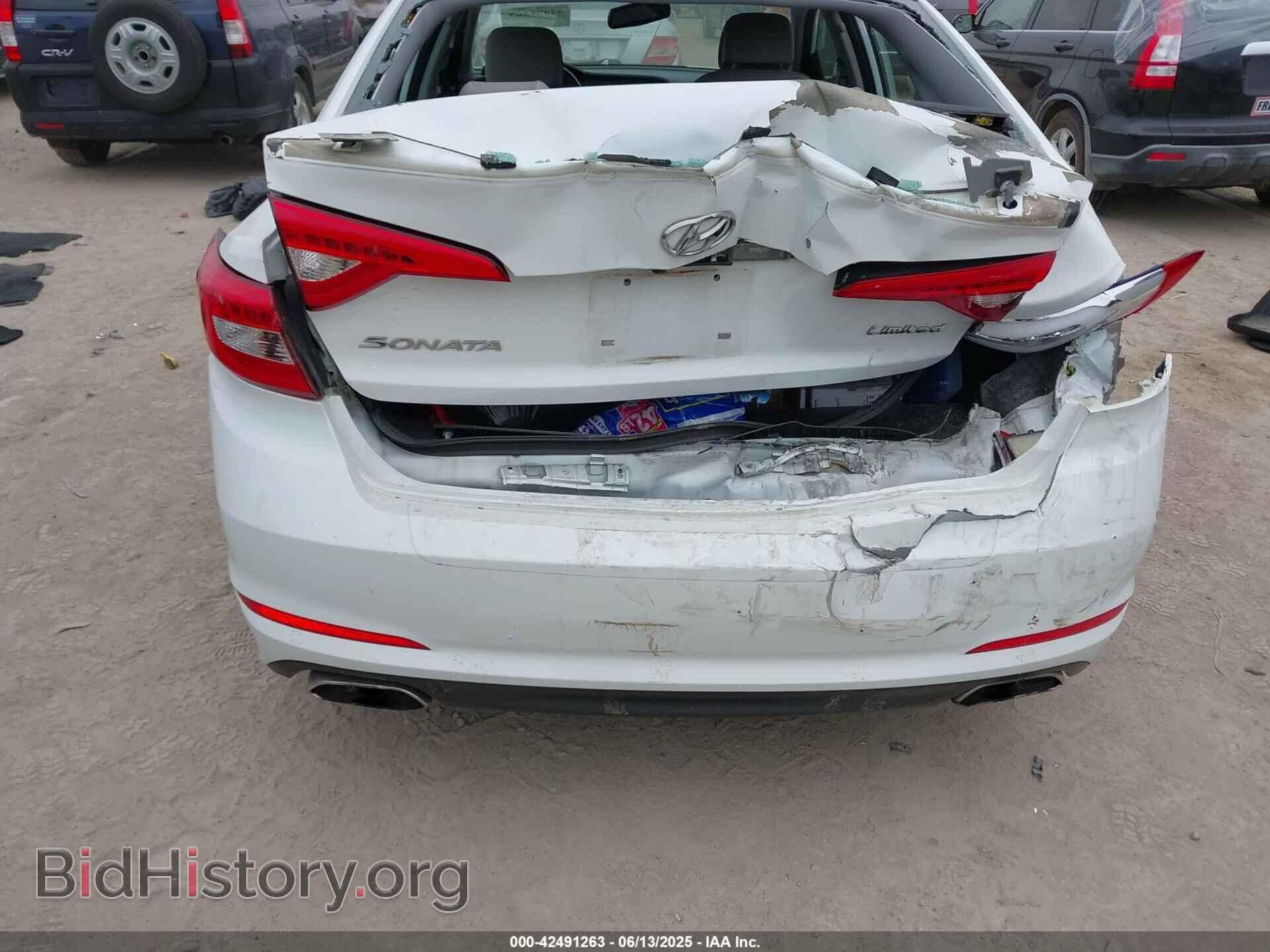2015 HYUNDAI SONATA - VIN: 5NPE34AF5FH105281 - Фото 6