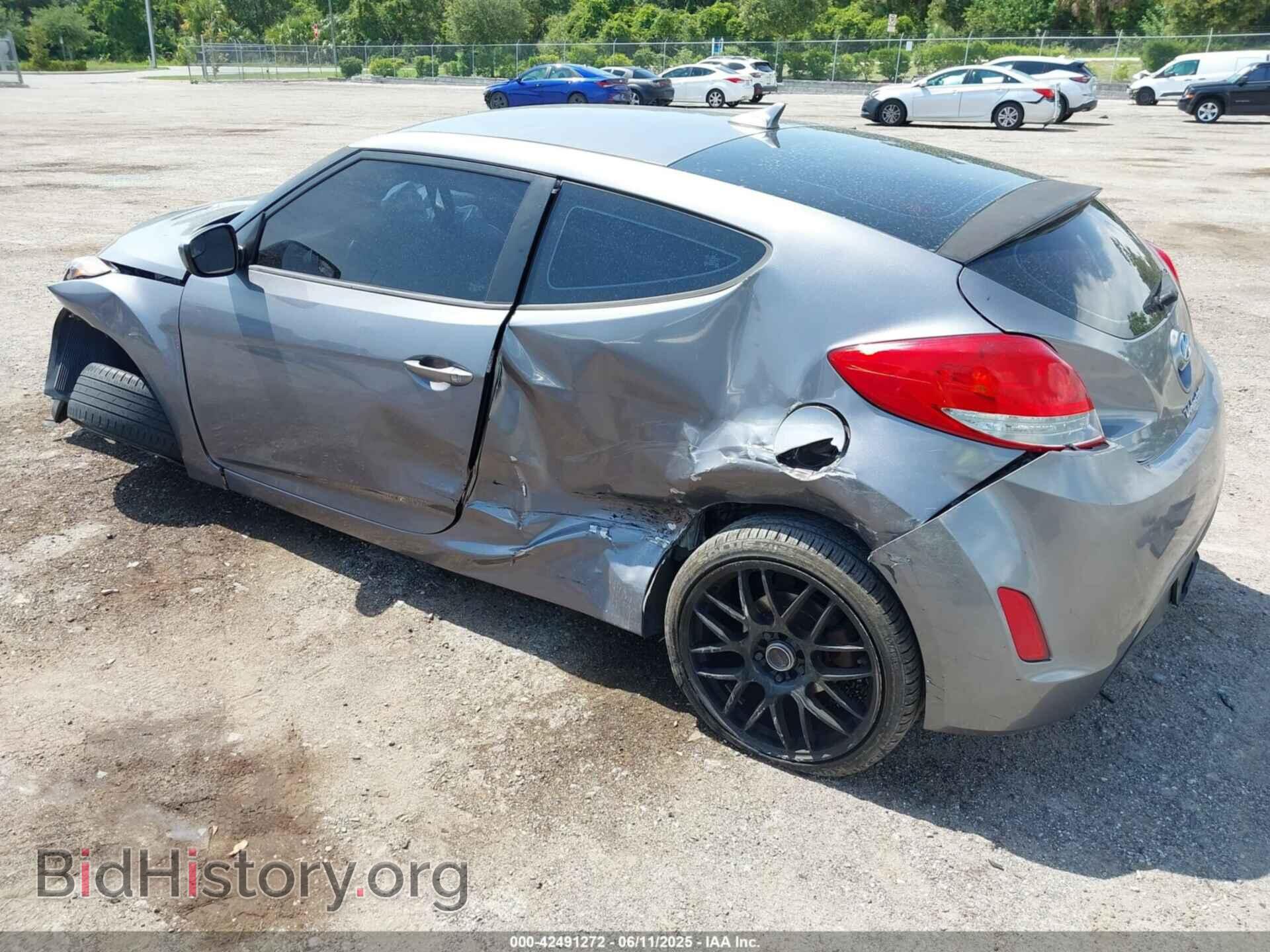 2014 HYUNDAI VELOSTER - VIN: KMHTC6AD0EU204625 - Фото 3