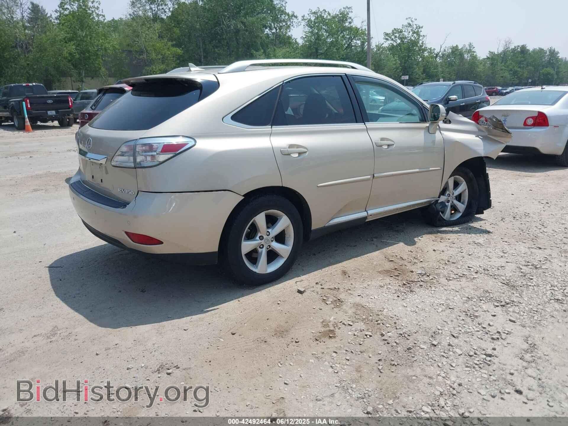 2011 LEXUS RX 350 - VIN: 2T2BK1BA1BC109439 - Фото 4