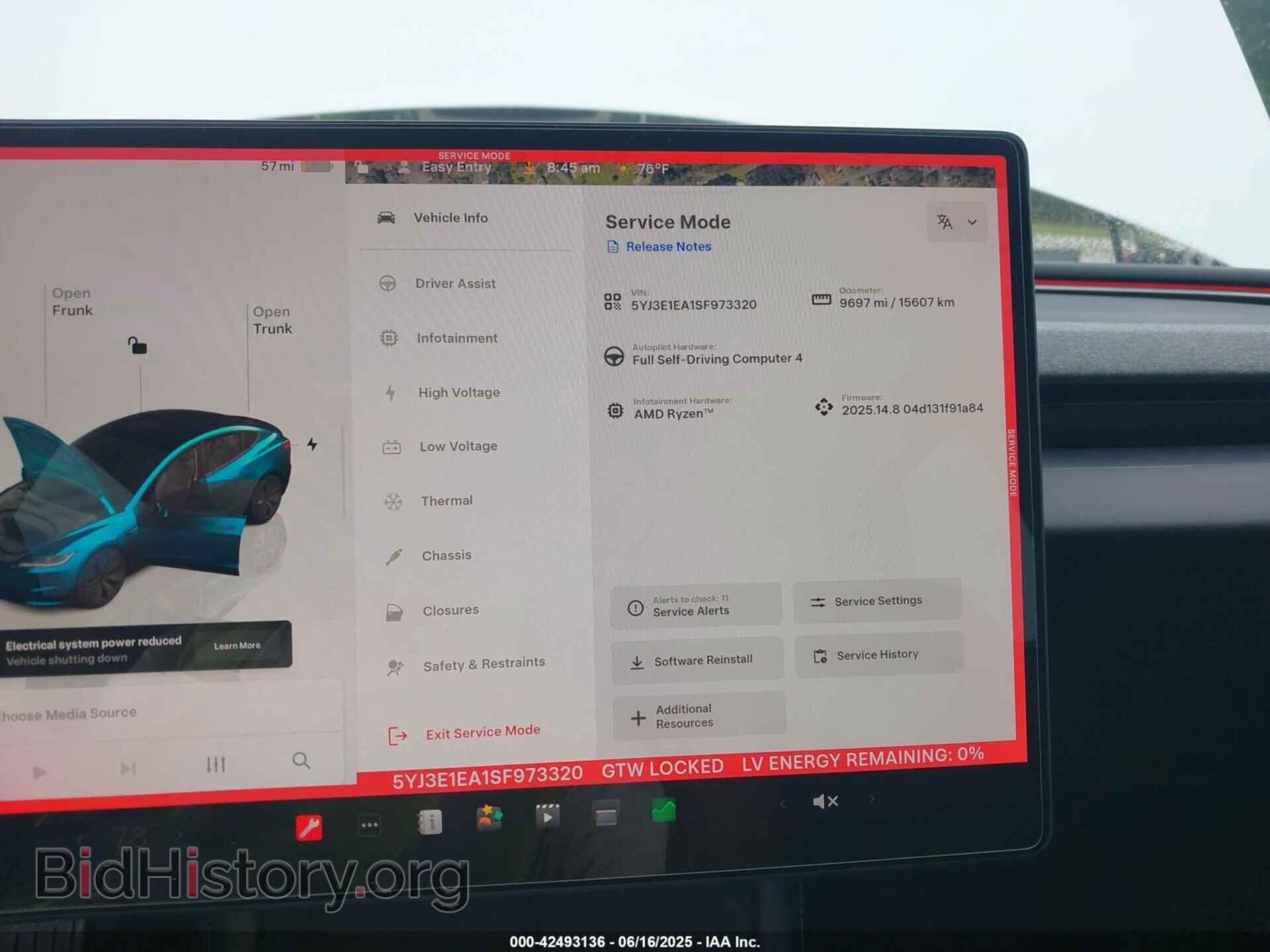 2025 TESLA MODEL 3 - VIN: 5YJ3E1EA1SF973320 - Photo 7