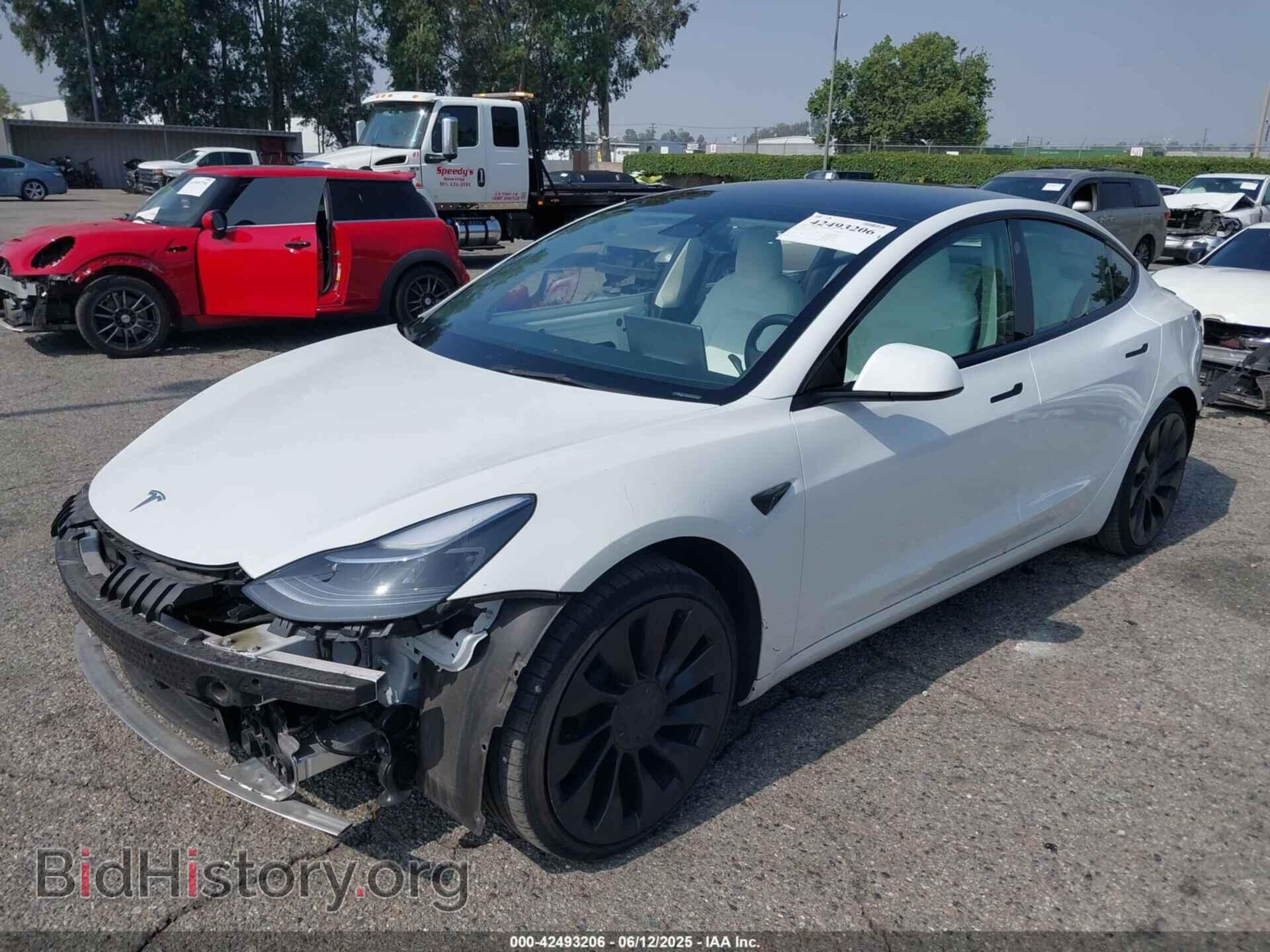 2022 TESLA MODEL 3 - VIN: 5YJ3E1EC9NF294837 - Фото 2