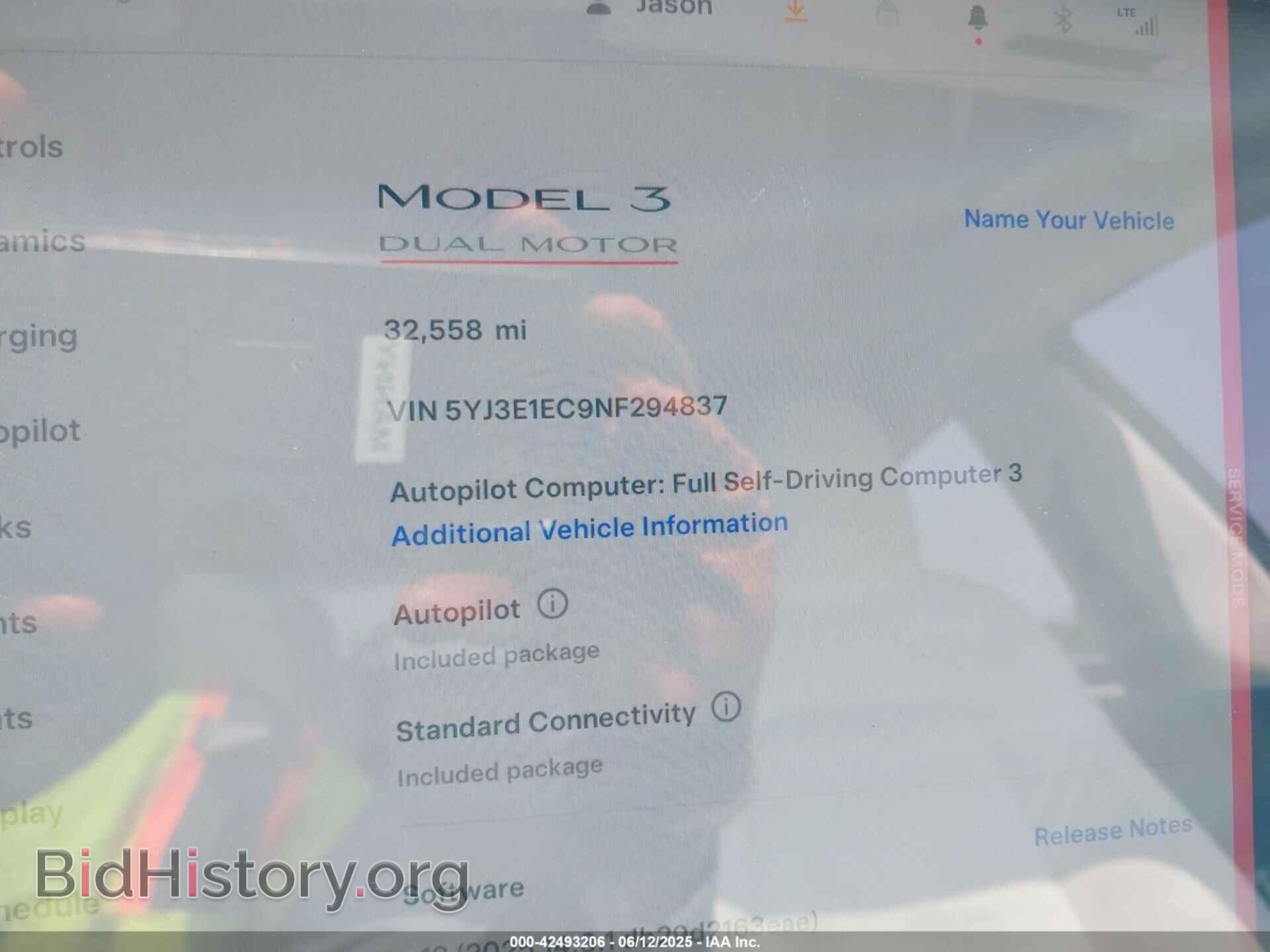 2022 TESLA MODEL 3 - VIN: 5YJ3E1EC9NF294837 - Фото 16