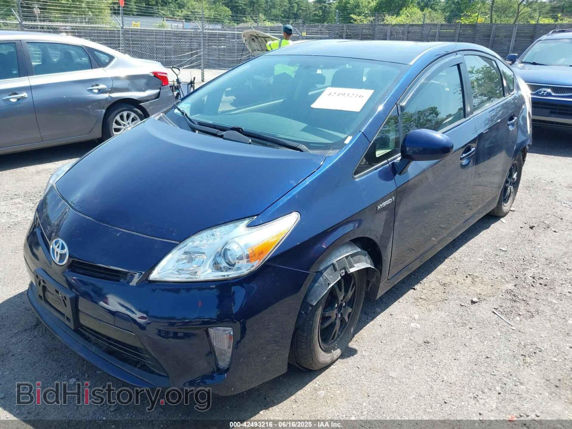2014 TOYOTA PRIUS - VIN: JTDKN3DU2E1771831 - Фото 2