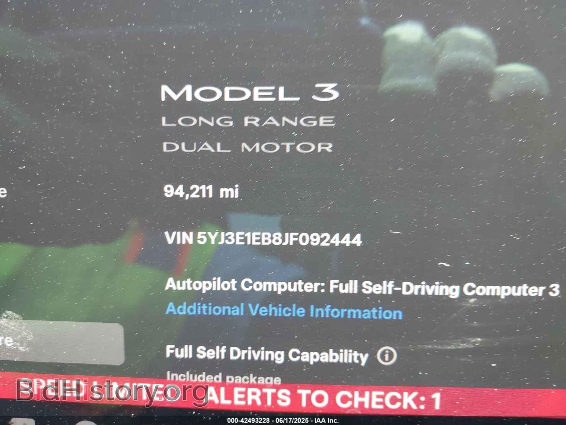 2018 TESLA MODEL 3 - VIN: 5YJ3E1EB8JF092444 - Photo 7