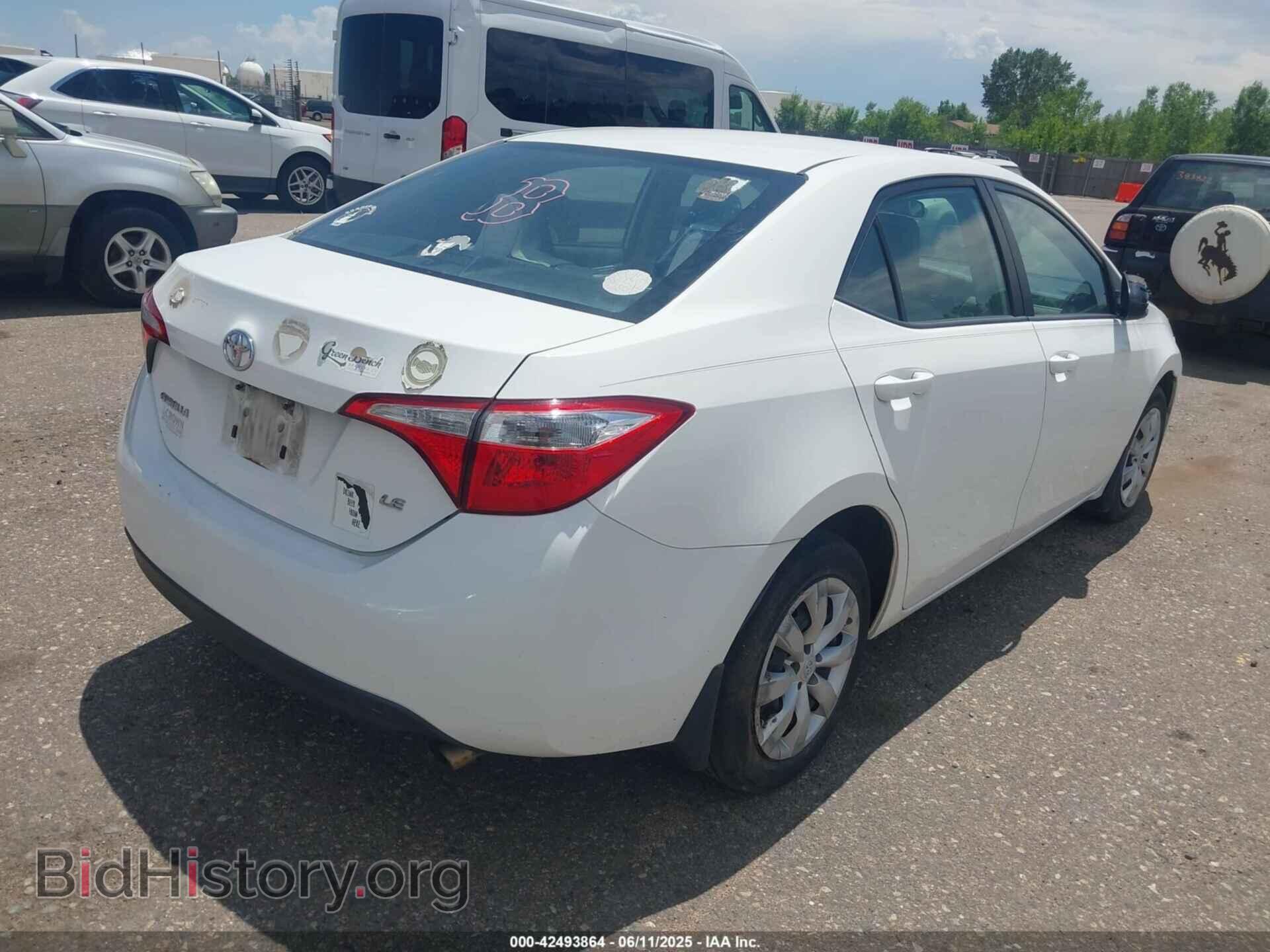 2014 TOYOTA COROLLA - VIN: 2T1BURHE3EC058862 - Фото 4