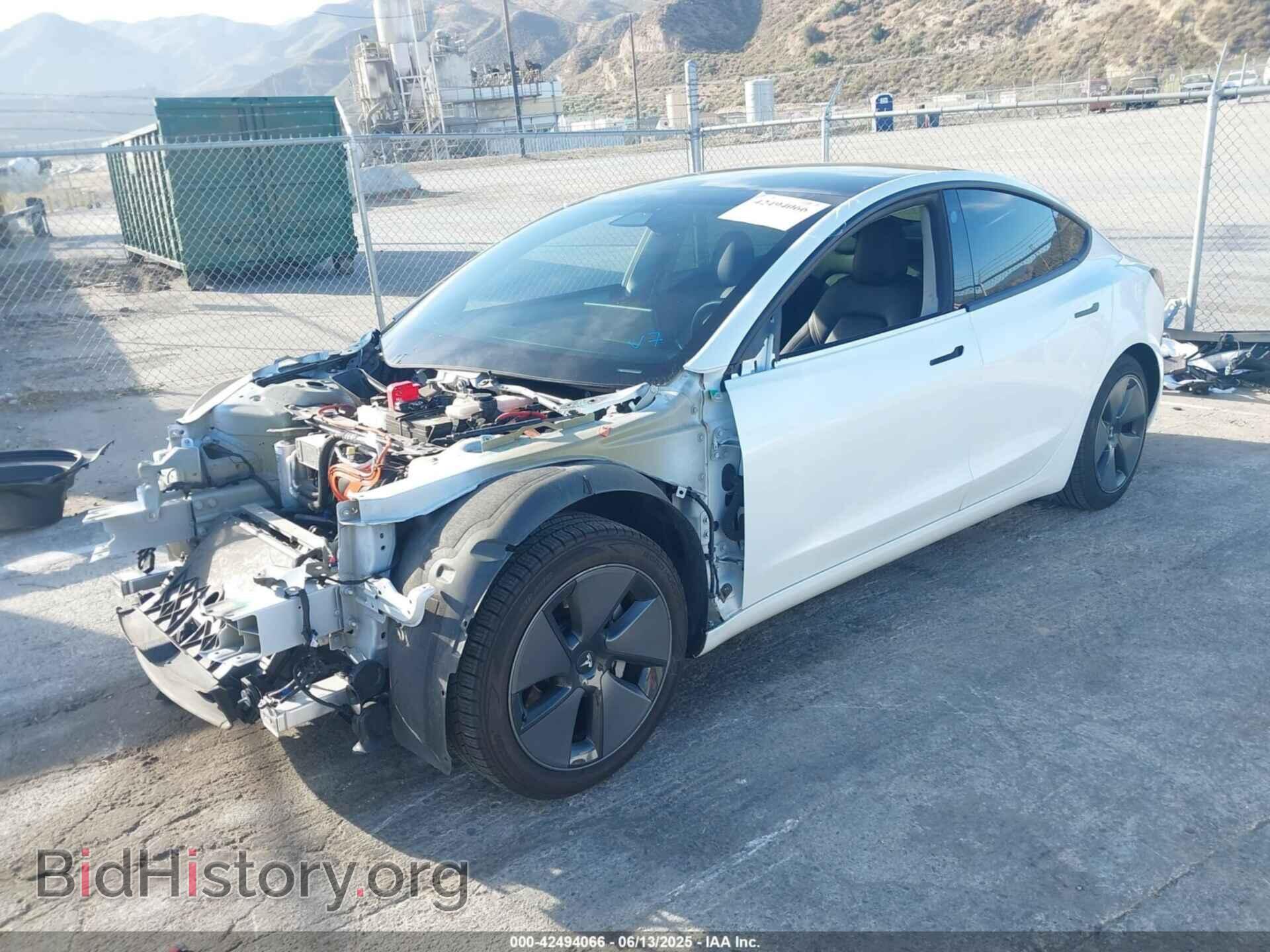 2021 TESLA MODEL 3 - VIN: 5YJ3E1EA3MF923537 - Фото 2