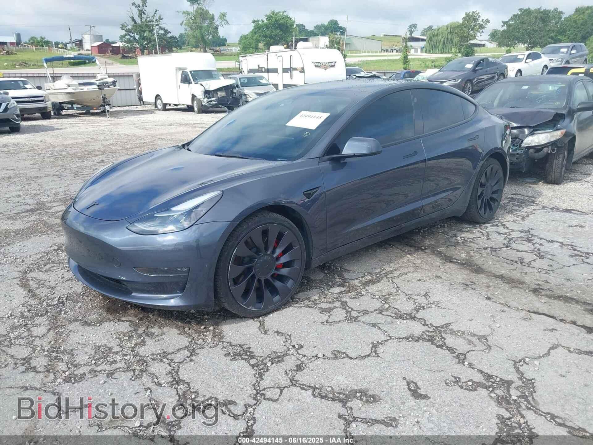 2023 TESLA MODEL 3 - VIN: 5YJ3E1EC0PF399284 - Фото 2