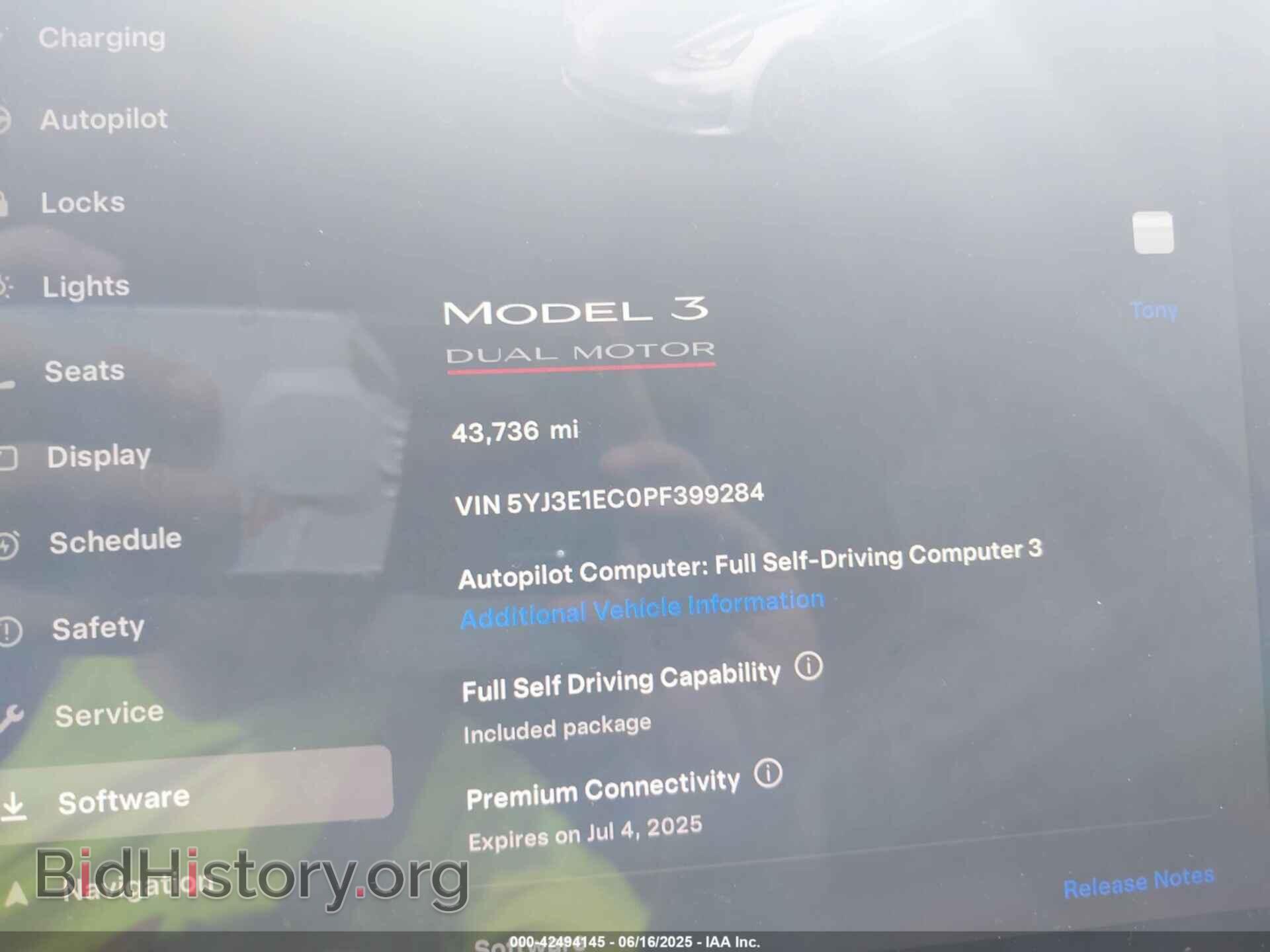 2023 TESLA MODEL 3 - VIN: 5YJ3E1EC0PF399284 - Фото 7