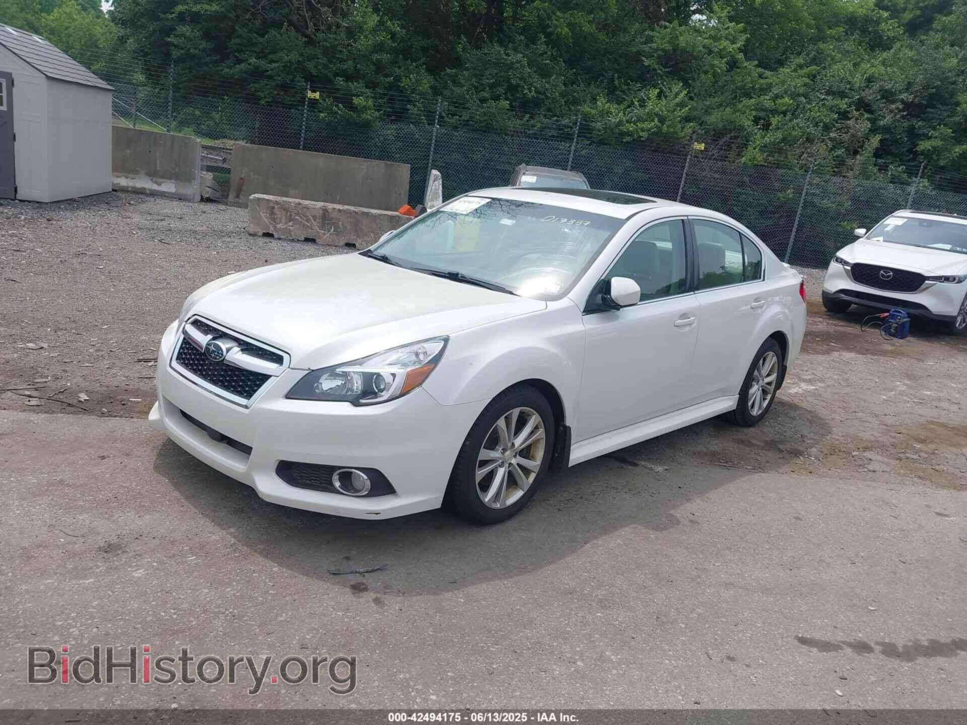 2014 SUBARU LEGACY - VIN: 4S3BMDL68E2017337 - Фото 2