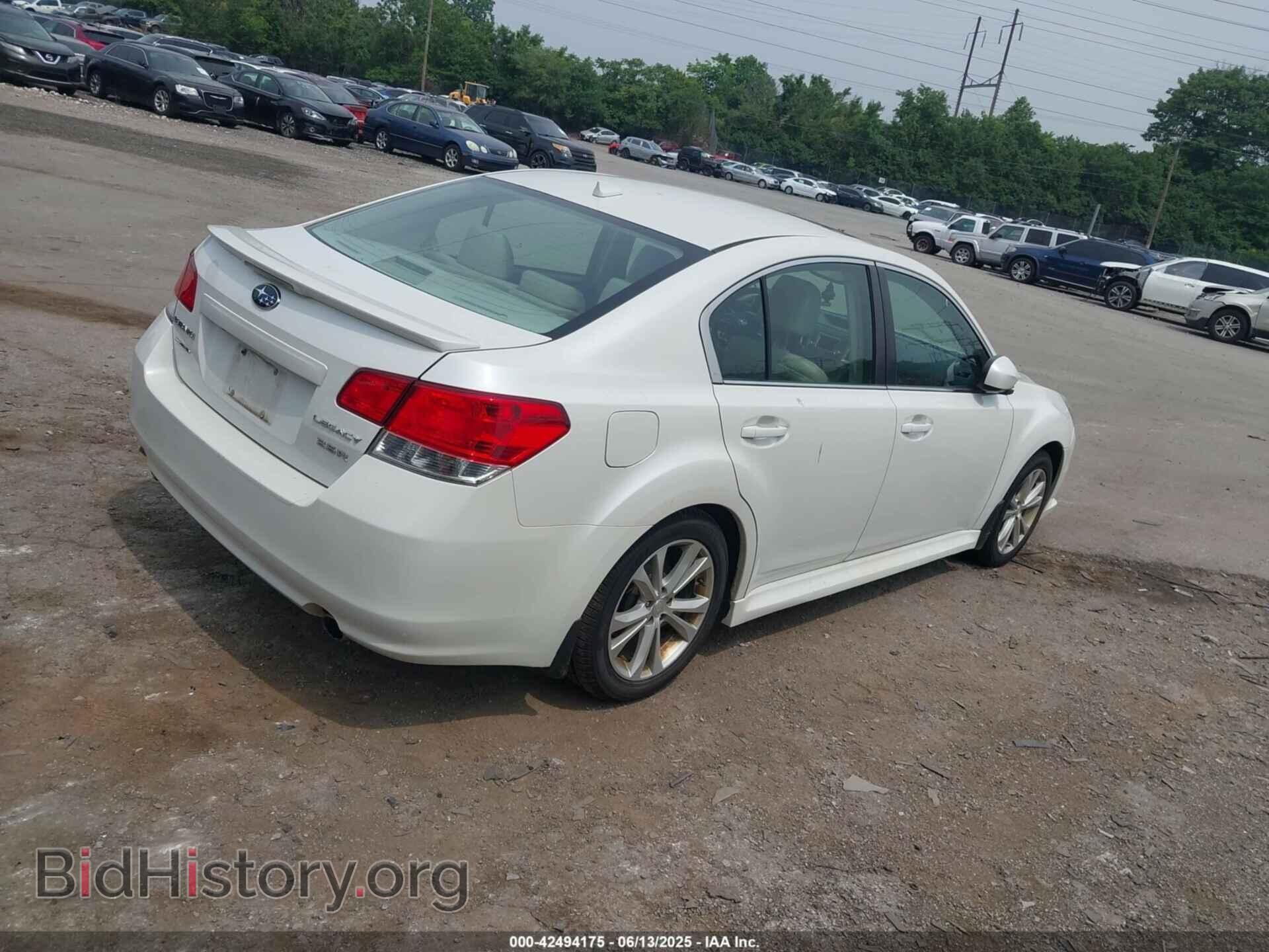2014 SUBARU LEGACY - VIN: 4S3BMDL68E2017337 - Фото 4