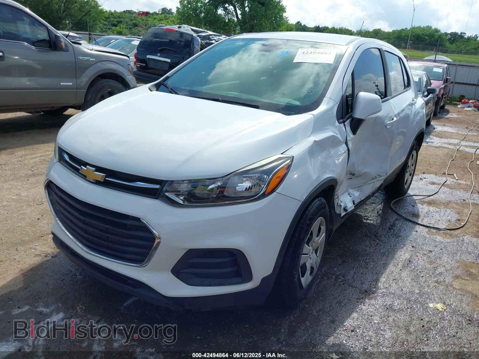 2017 CHEVROLET TRAX - VIN: KL7CJKSB1HB237663 - Фото 2