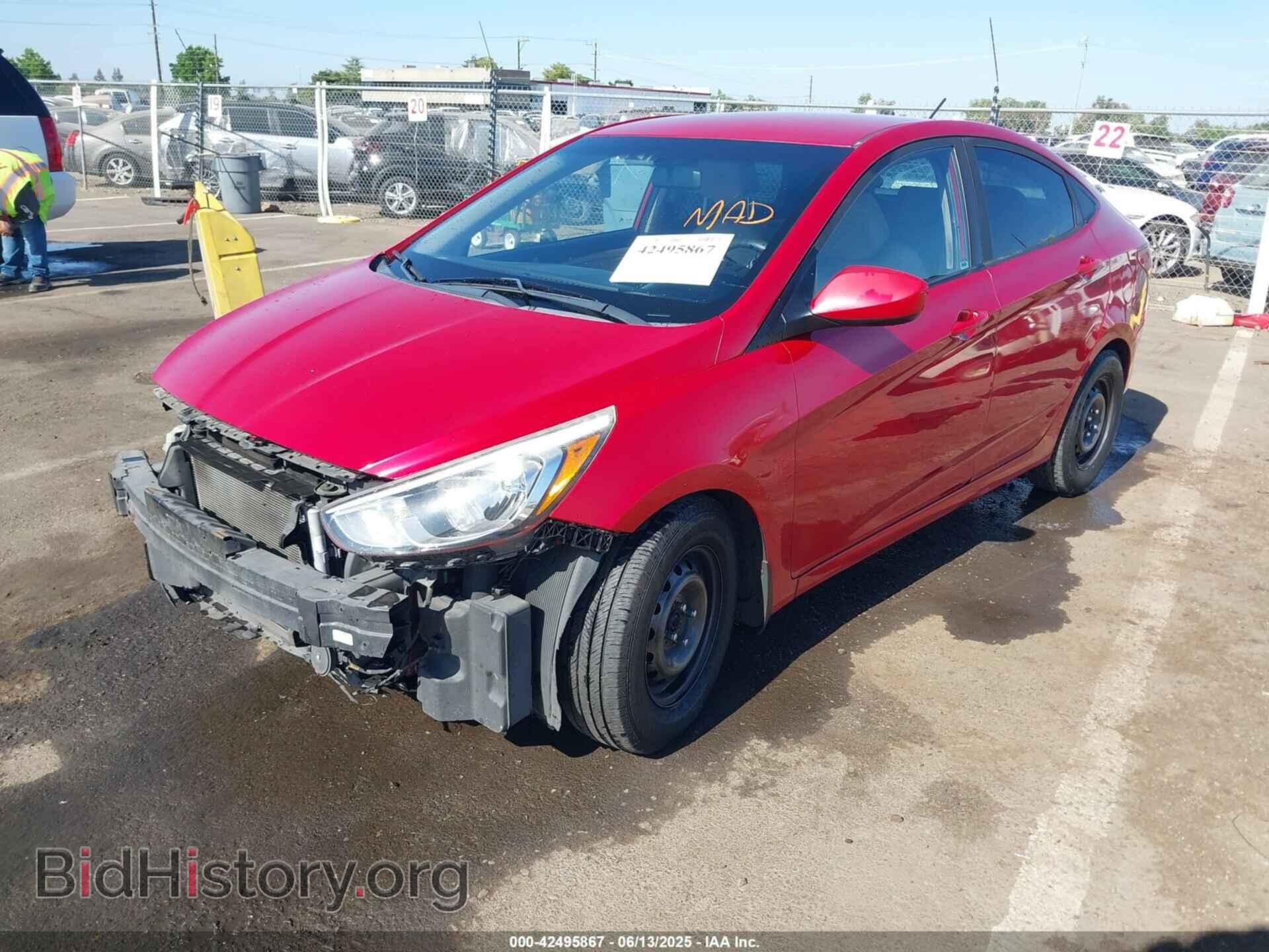 2017 HYUNDAI ACCENT - VIN: KMHCT4AE9HU250729 - Фото 2