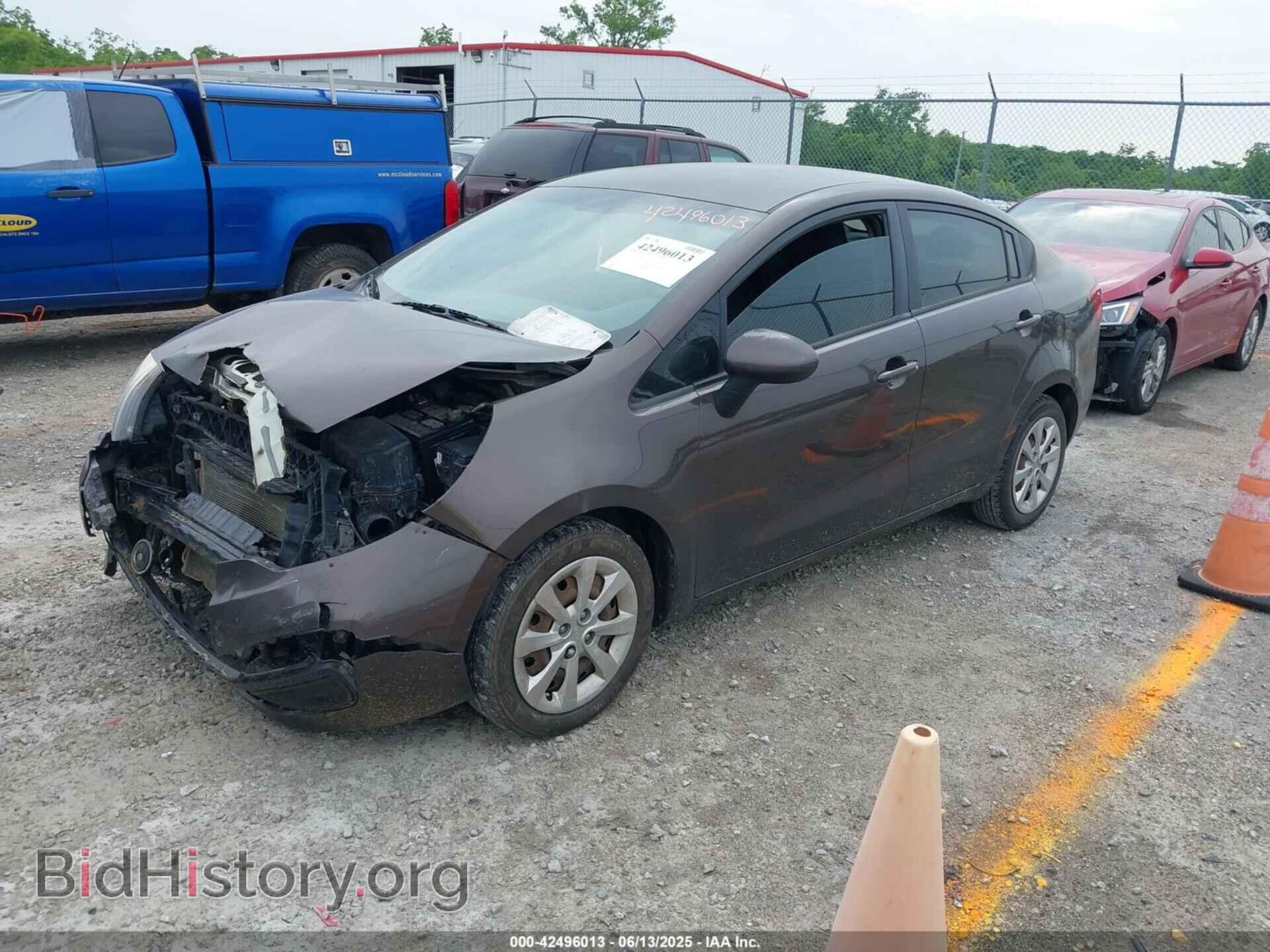2014 KIA RIO - VIN: KNADN4A35E6339258 - Фото 2