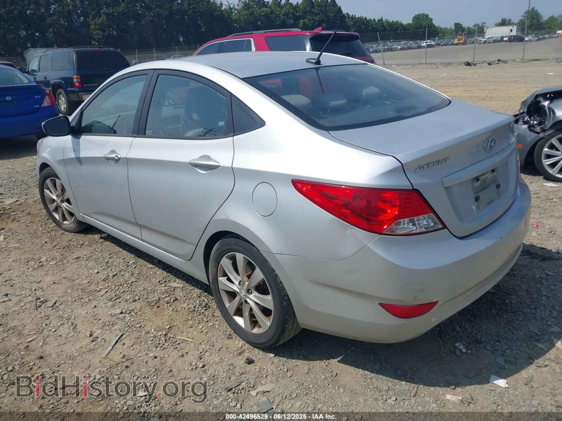 2012 HYUNDAI ACCENT - VIN: KMHCU4AE8CU064458 - Фото 3