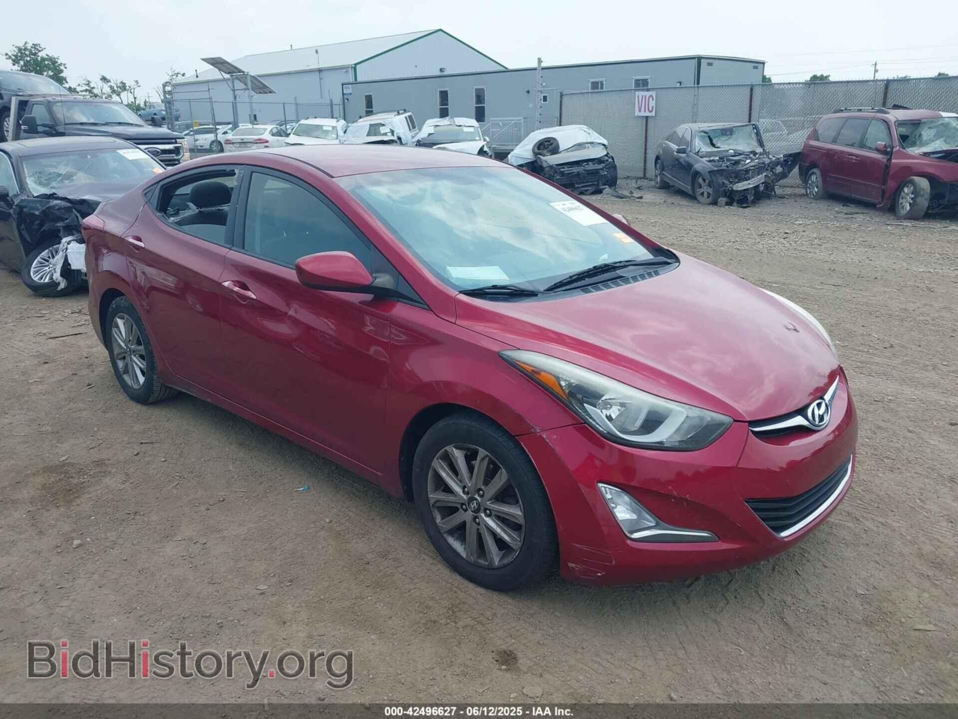 Photo 5NPDH4AE2GH653924 - HYUNDAI ELANTRA 2016