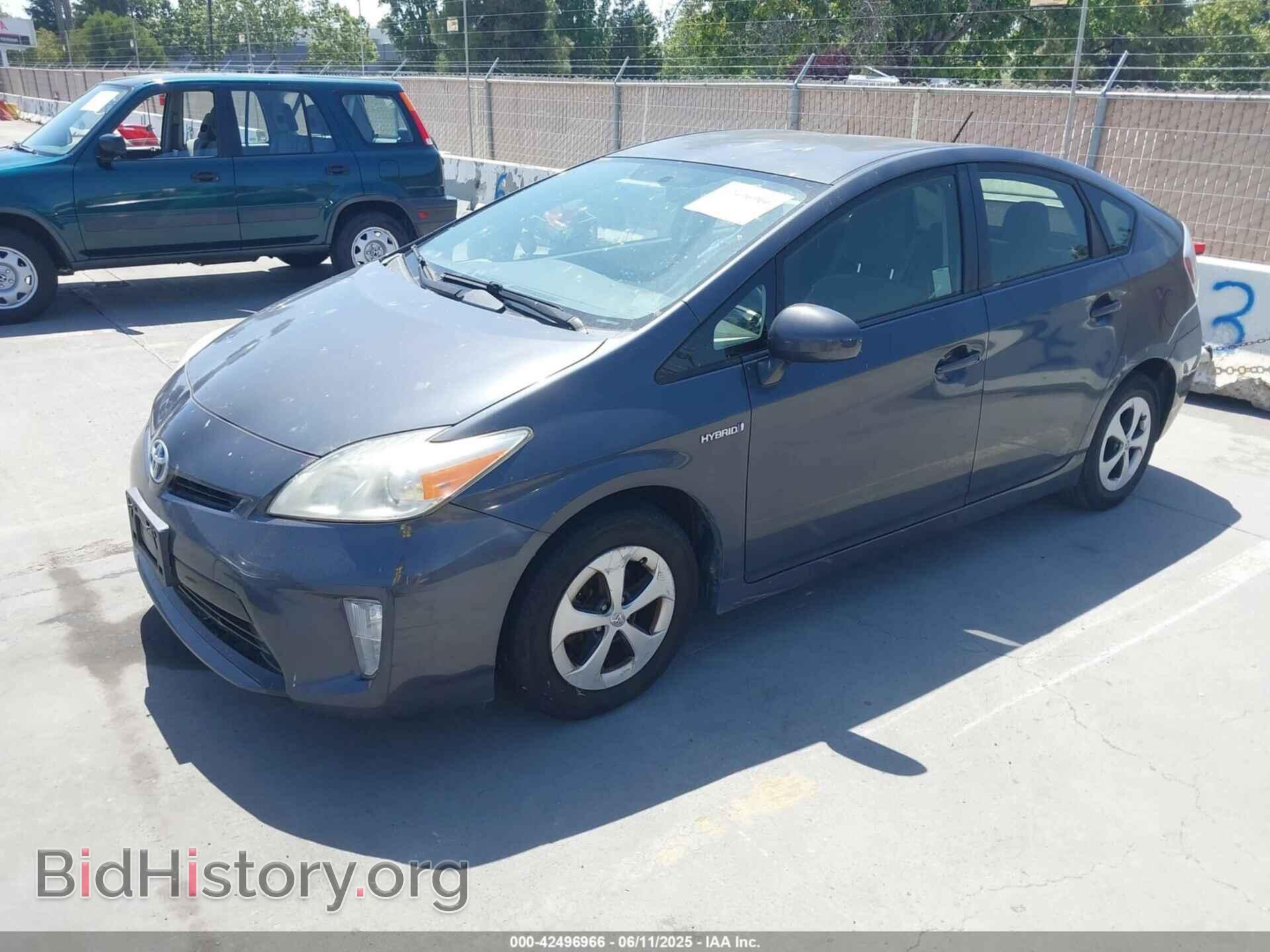 2013 TOYOTA PRIUS - VIN: JTDKN3DU2D1720778 - Фото 2