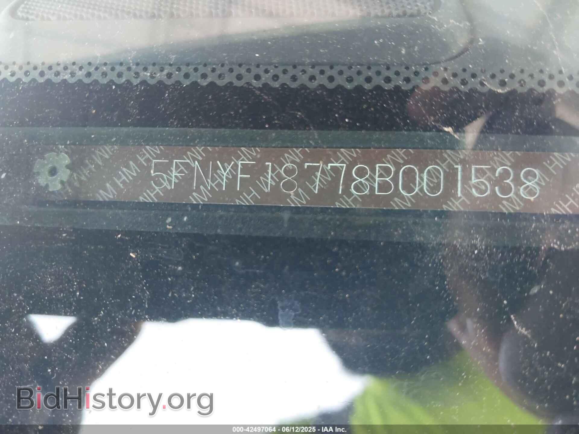 2008 HONDA PILOT - VIN: 5FNYF18778B001538 - Фото 9