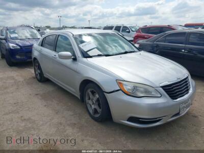 2012 Chrysler 200 Touring, silver — VIN 1C3CCBBB1CN175979, IAAI