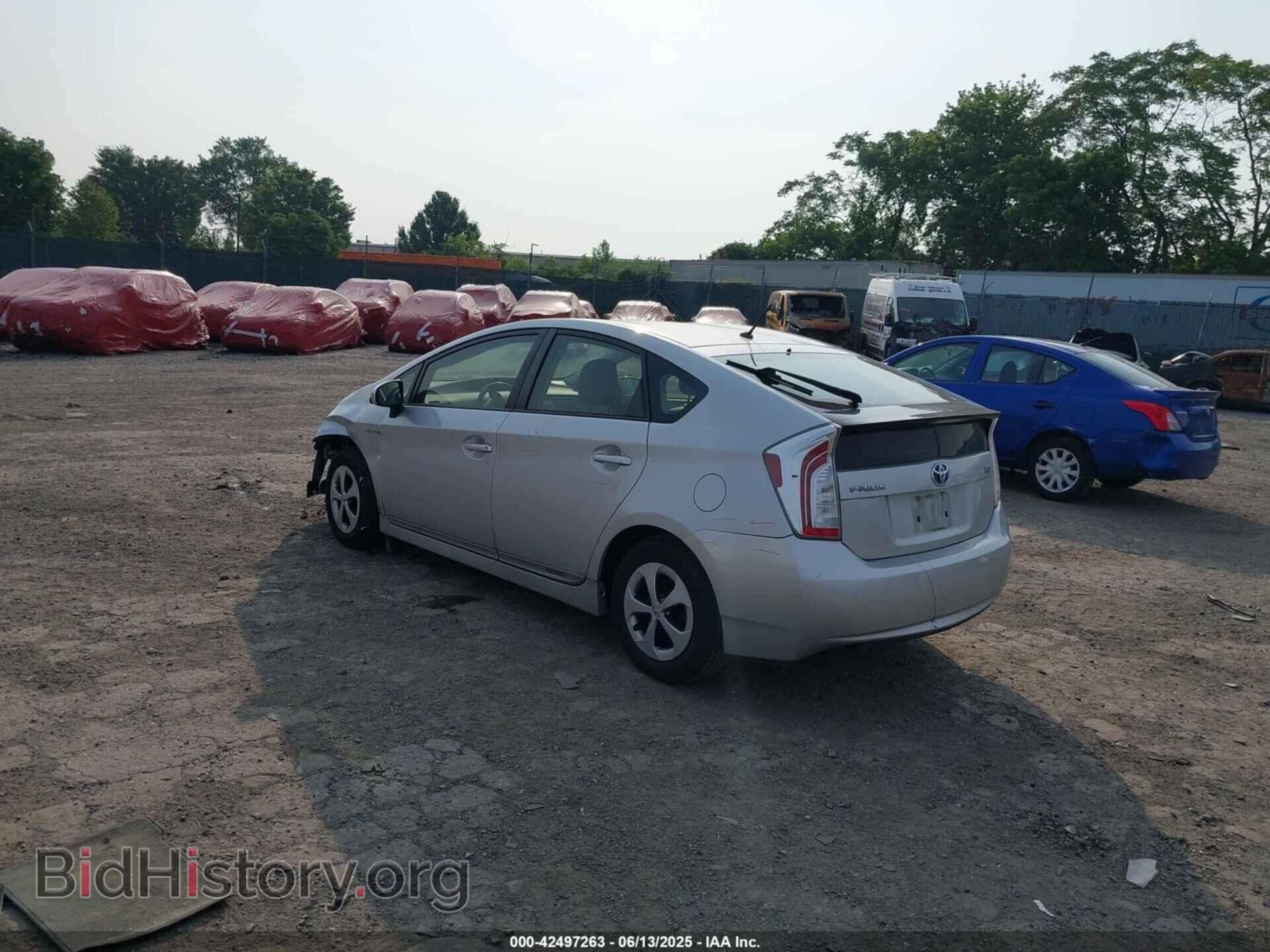 2012 TOYOTA PRIUS - VIN: JTDKN3DU0C5399637 - Фото 3