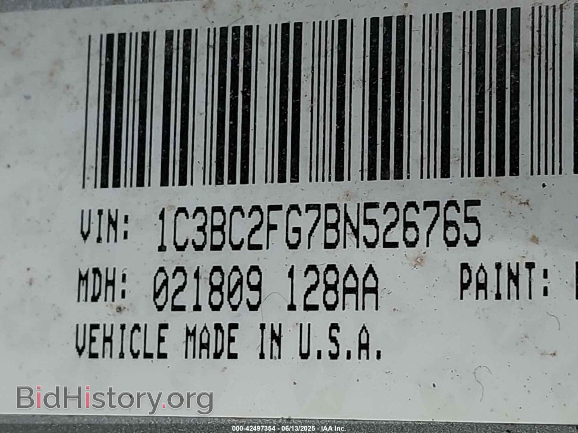 2011 CHRYSLER 200 - VIN: 1C3BC2FG7BN526765 - Фото 9