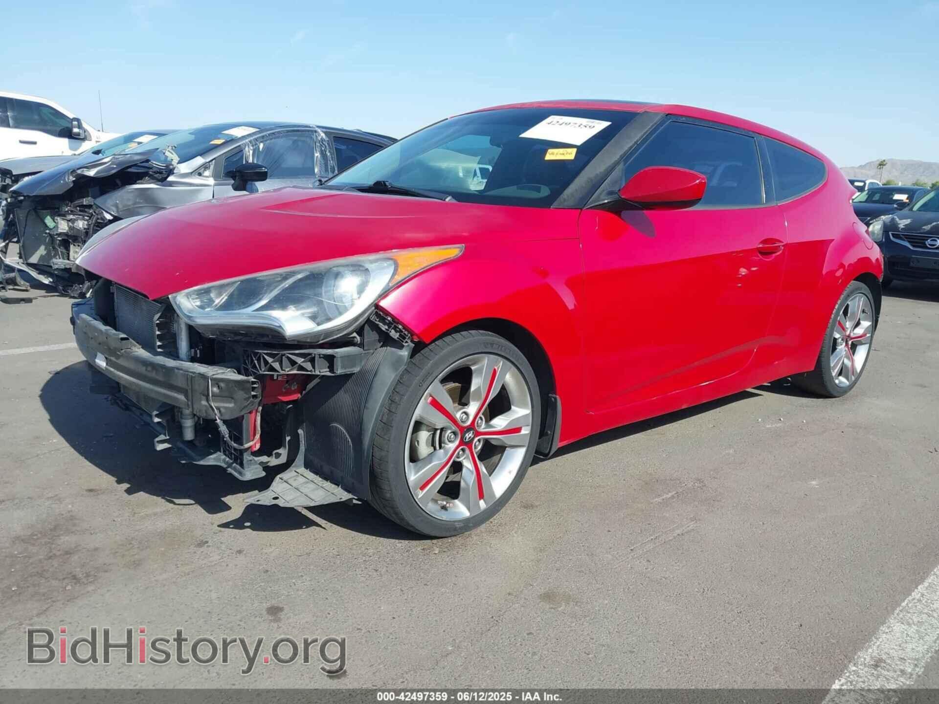 2013 HYUNDAI VELOSTER - VIN: KMHTC6AD3DU097780 - Фото 2