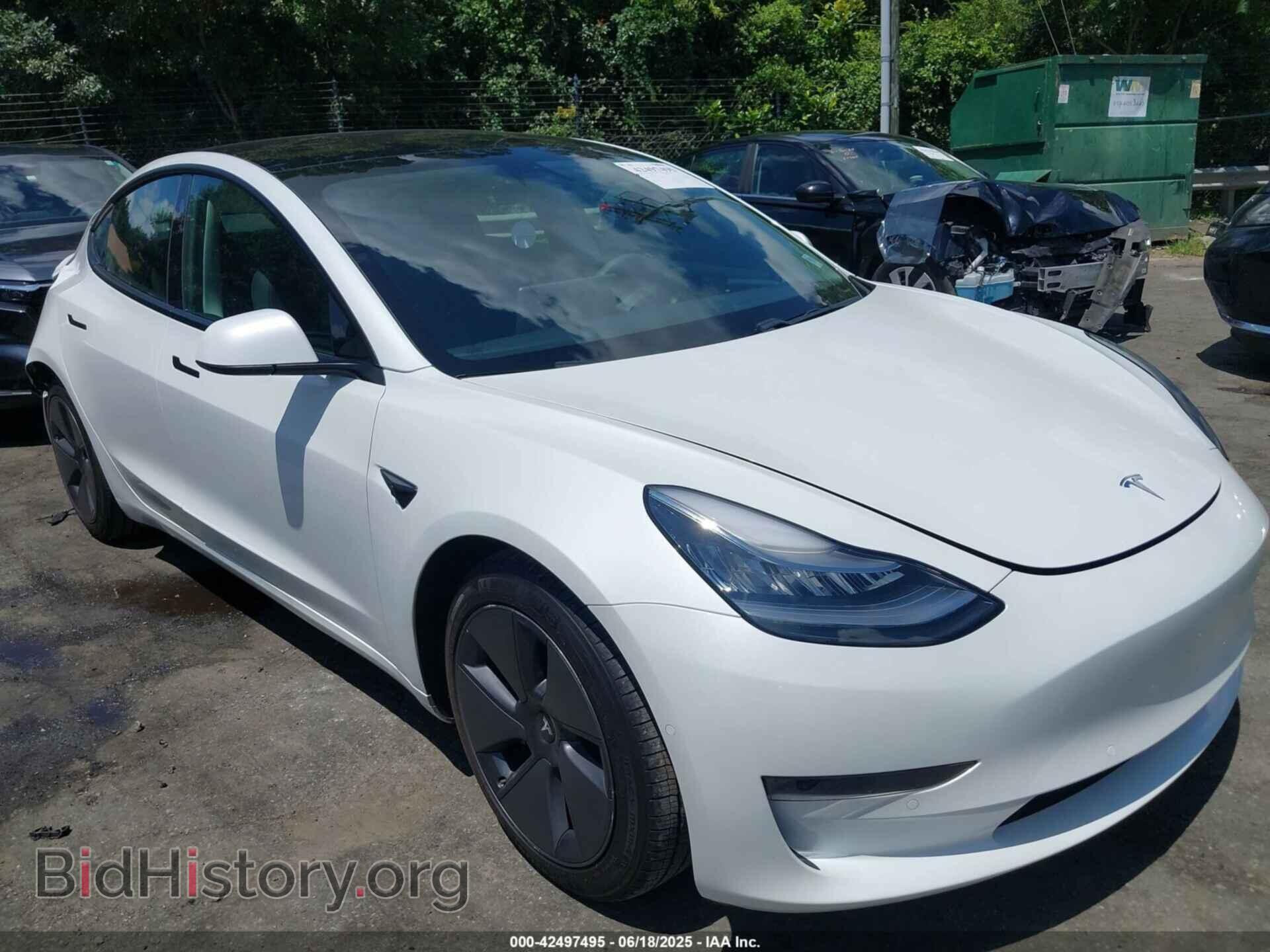 Фотография 5YJ3E1EA3MF852100 - TESLA MODEL 3 2021