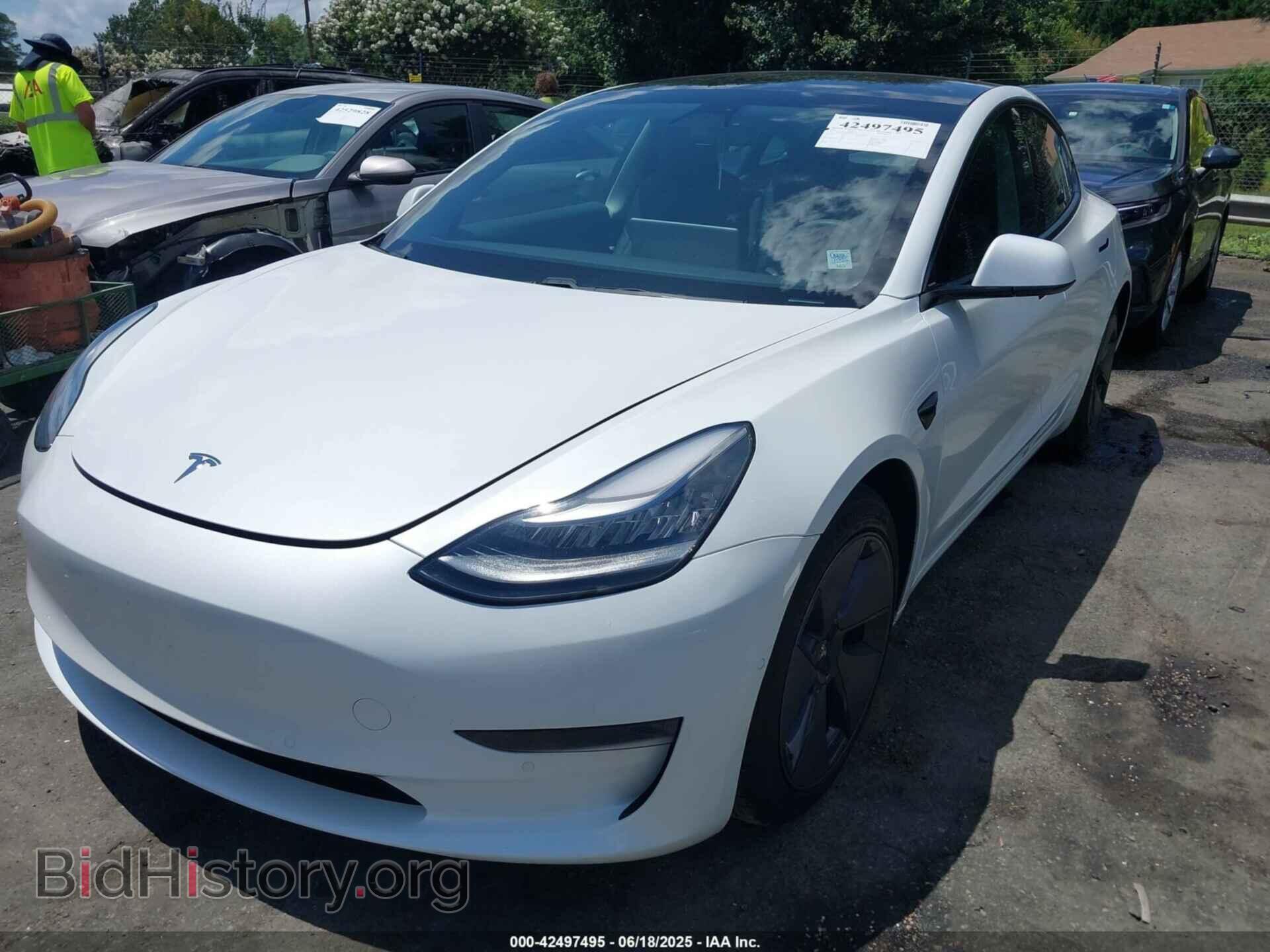 2021 TESLA MODEL 3 - VIN: 5YJ3E1EA3MF852100 - Фото 2