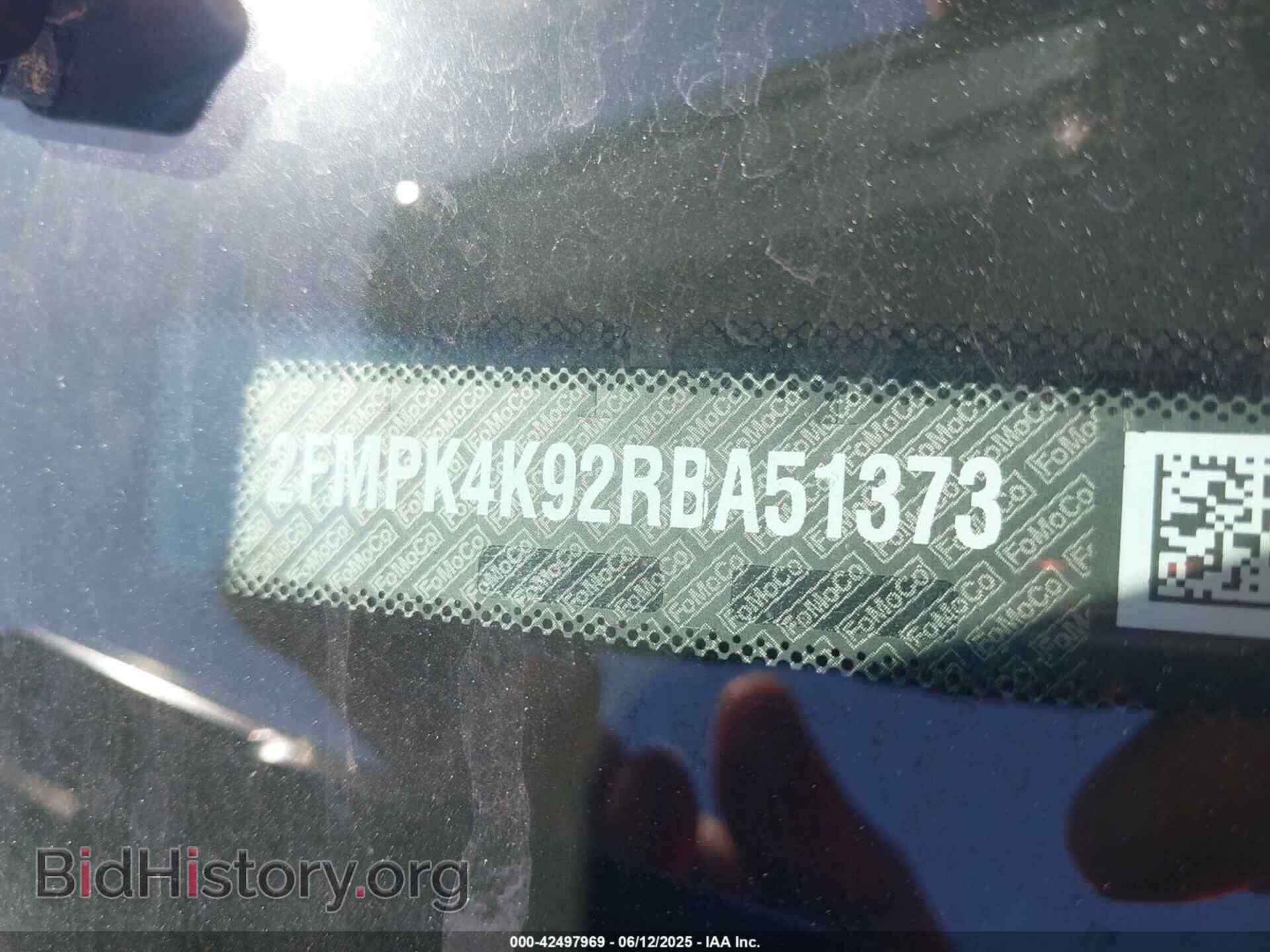 2024 FORD EDGE - VIN: 2FMPK4K92RBA51373 - Фото 9