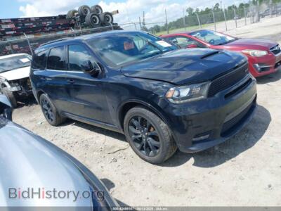 2019 Dodge DURANGO R/T RWD, черный — VIN 1C4SDHCT6KC575478, IAAI