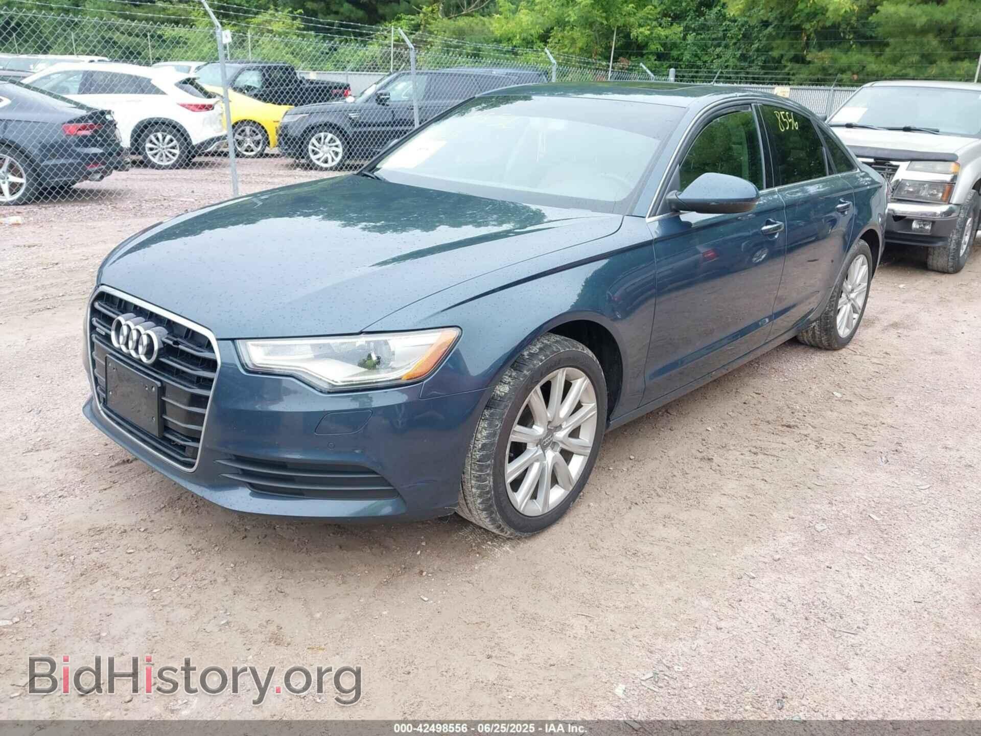 2013 AUDI A6 - VIN: WAUGFAFC2DN085448 - Фото 2