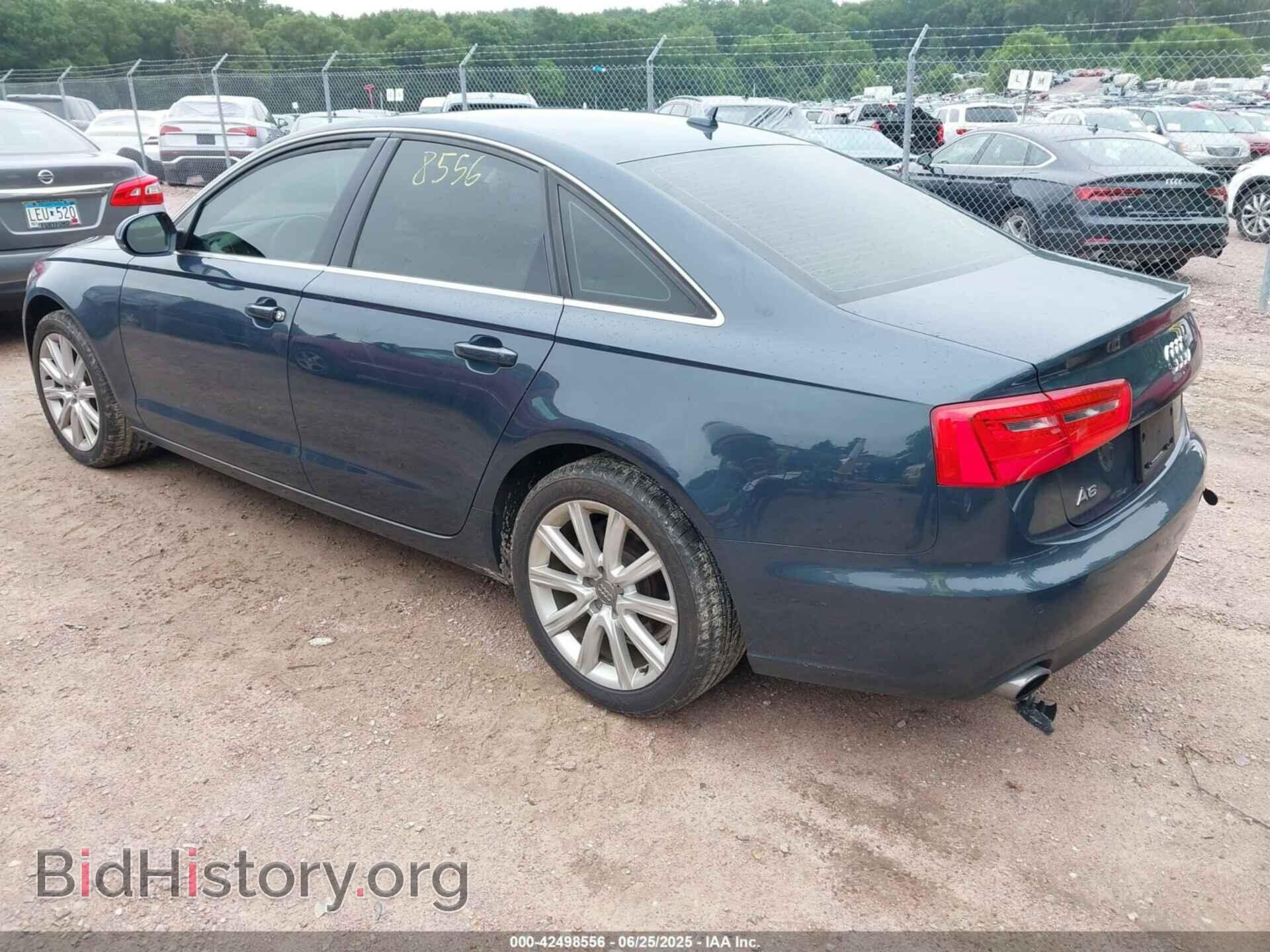 2013 AUDI A6 - VIN: WAUGFAFC2DN085448 - Фото 3